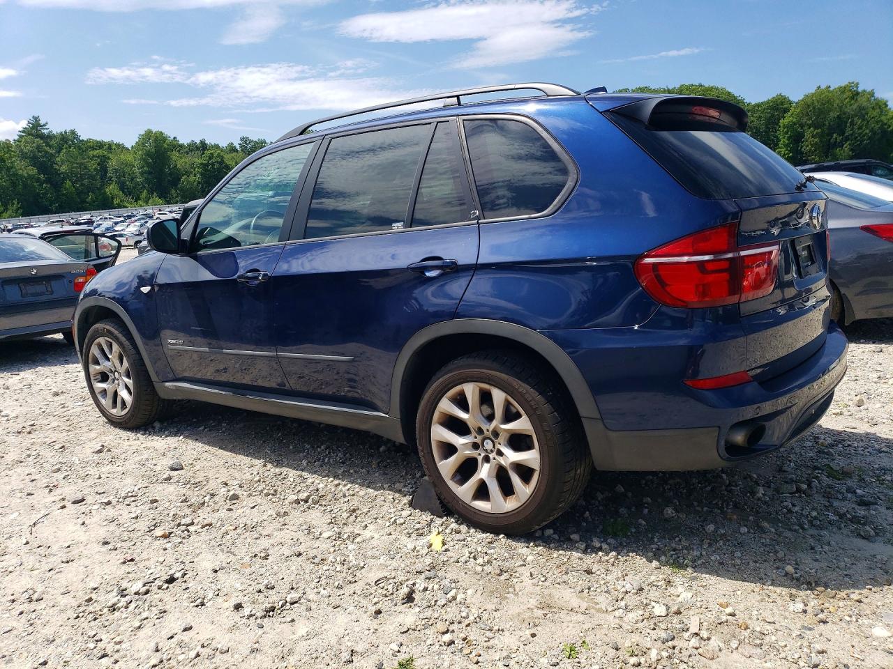 2011 Bmw X5 Xdrive35i Blue vin: 5UXZV4C52BL408216