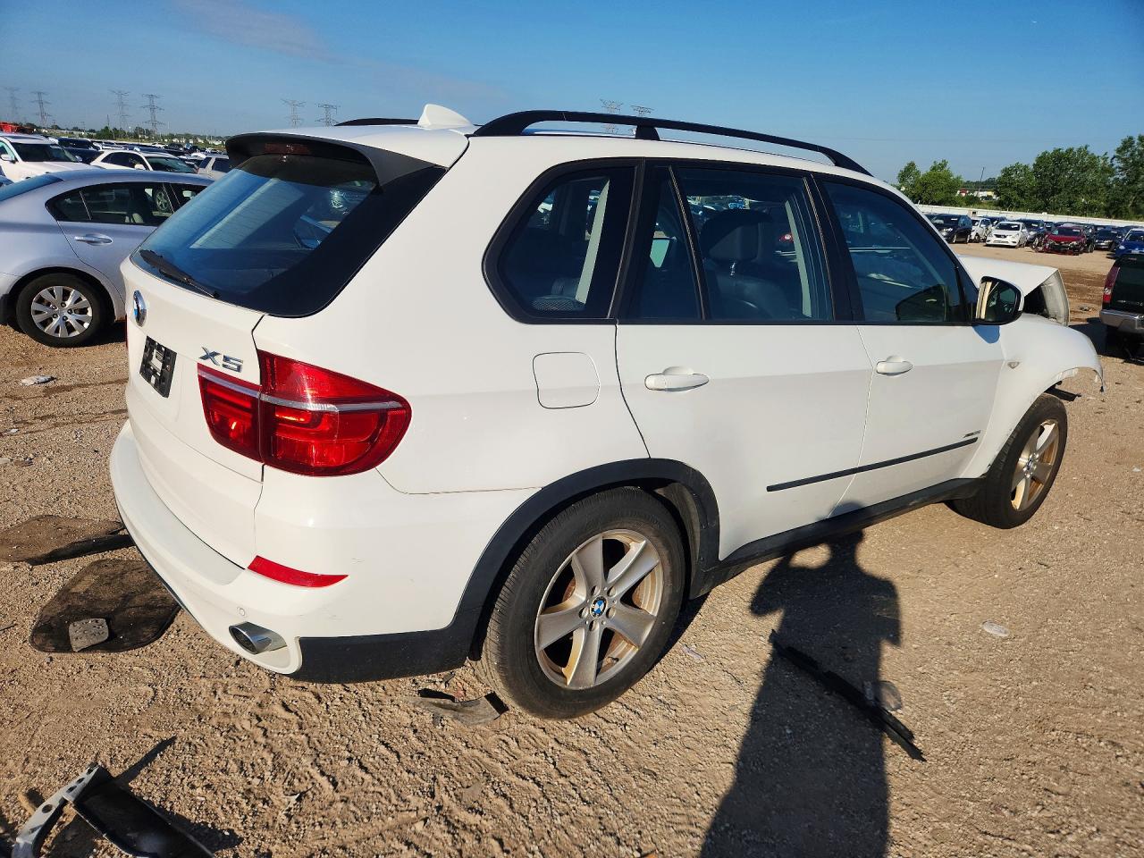 2013 Bmw X5 Xdrive35i White vin: 5UXZV4C52D0B00700
