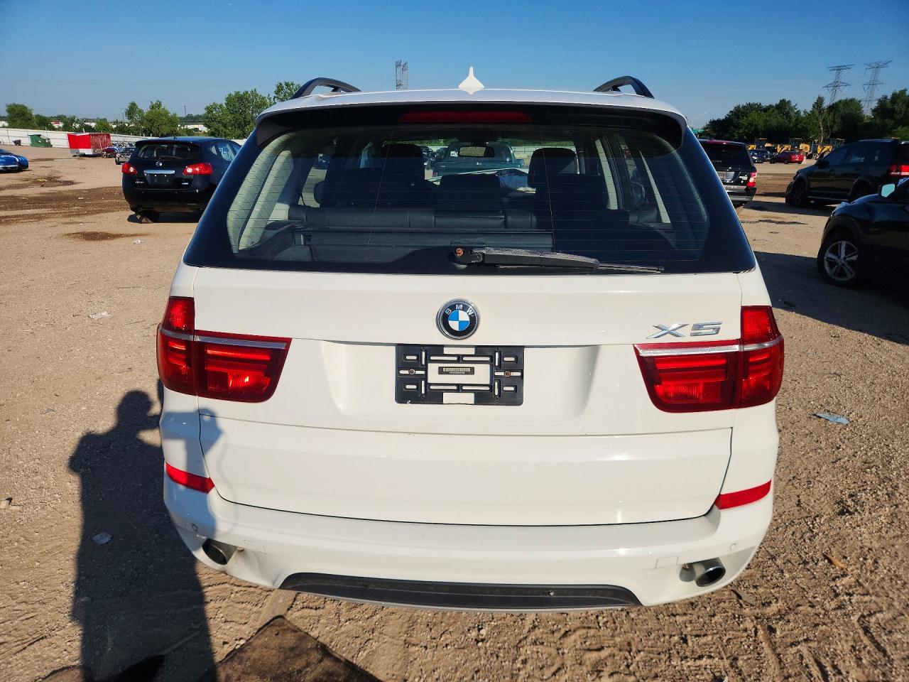 2013 Bmw X5 Xdrive35i White vin: 5UXZV4C52D0B00700