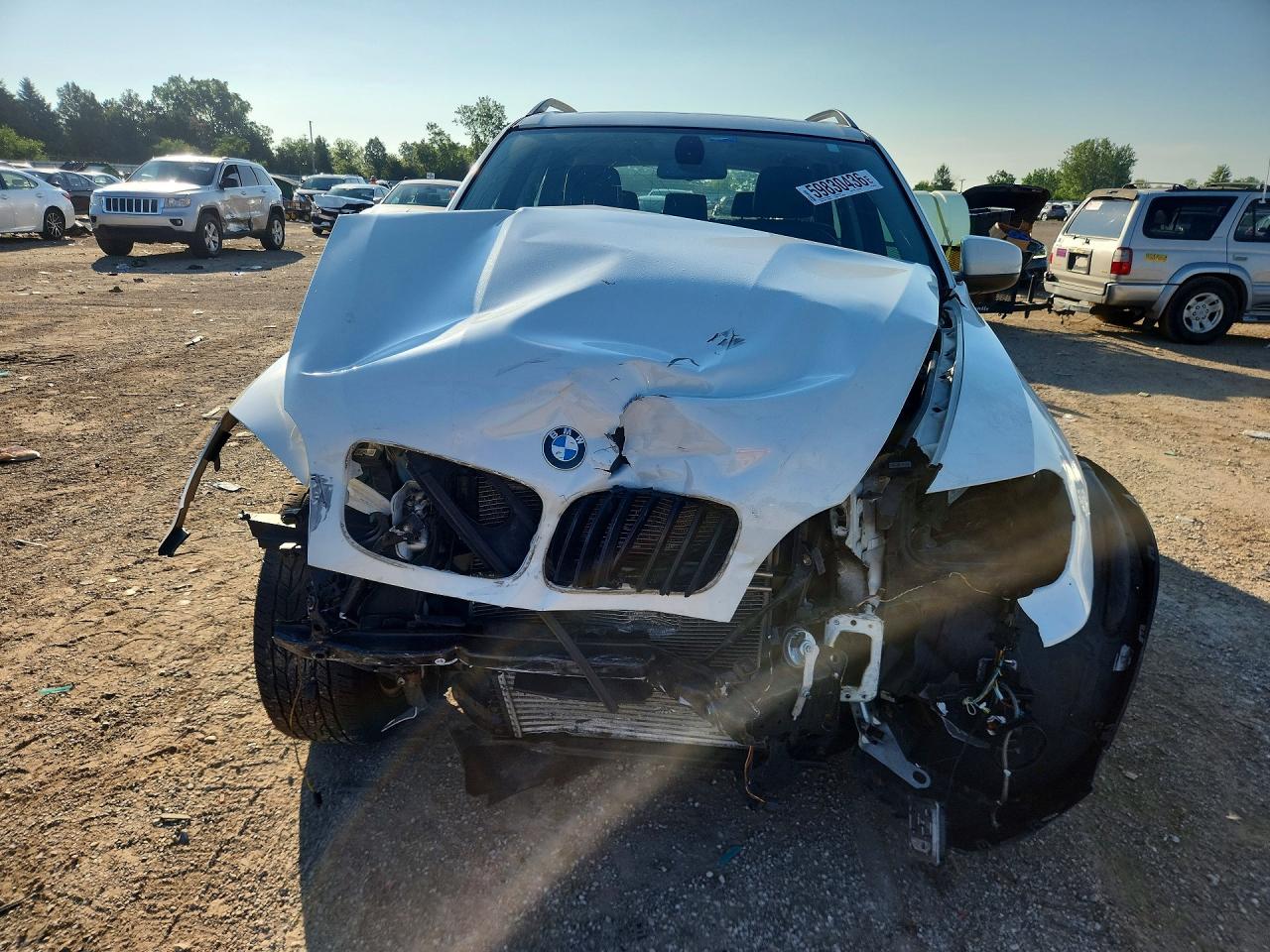 2013 Bmw X5 Xdrive35i White vin: 5UXZV4C52D0B00700