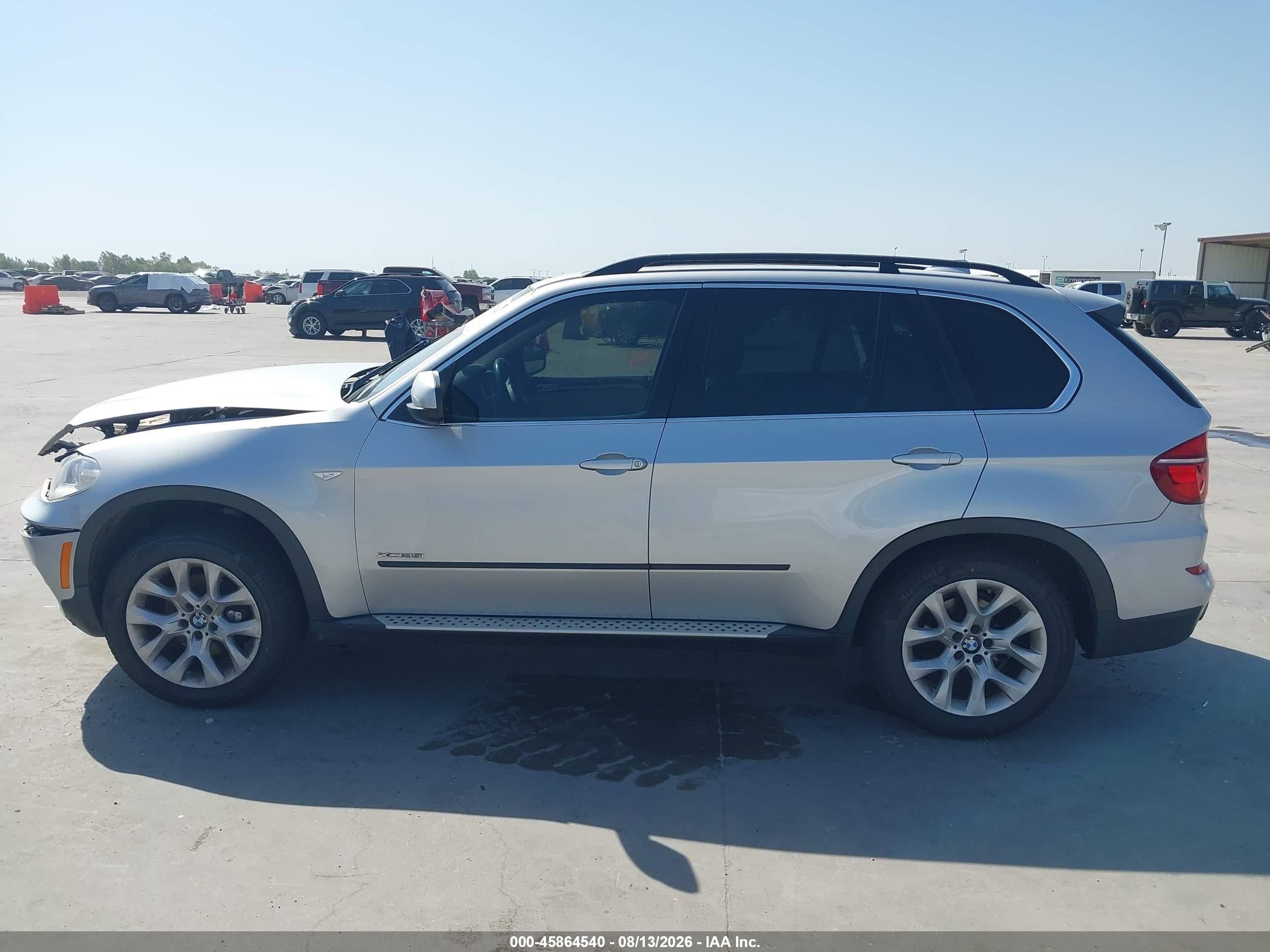 2013 Bmw X5 Xdrive35i/xdrive35i Premium/xdrive35i Sport Activity Silver vin: 5UXZV4C52D0E06327
