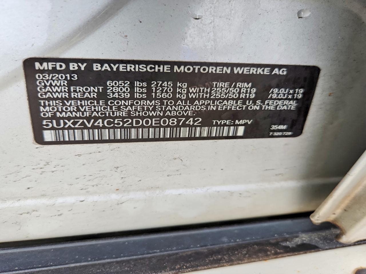 2013 Bmw X5 Xdrive35i Silver vin: 5UXZV4C52D0E08742
