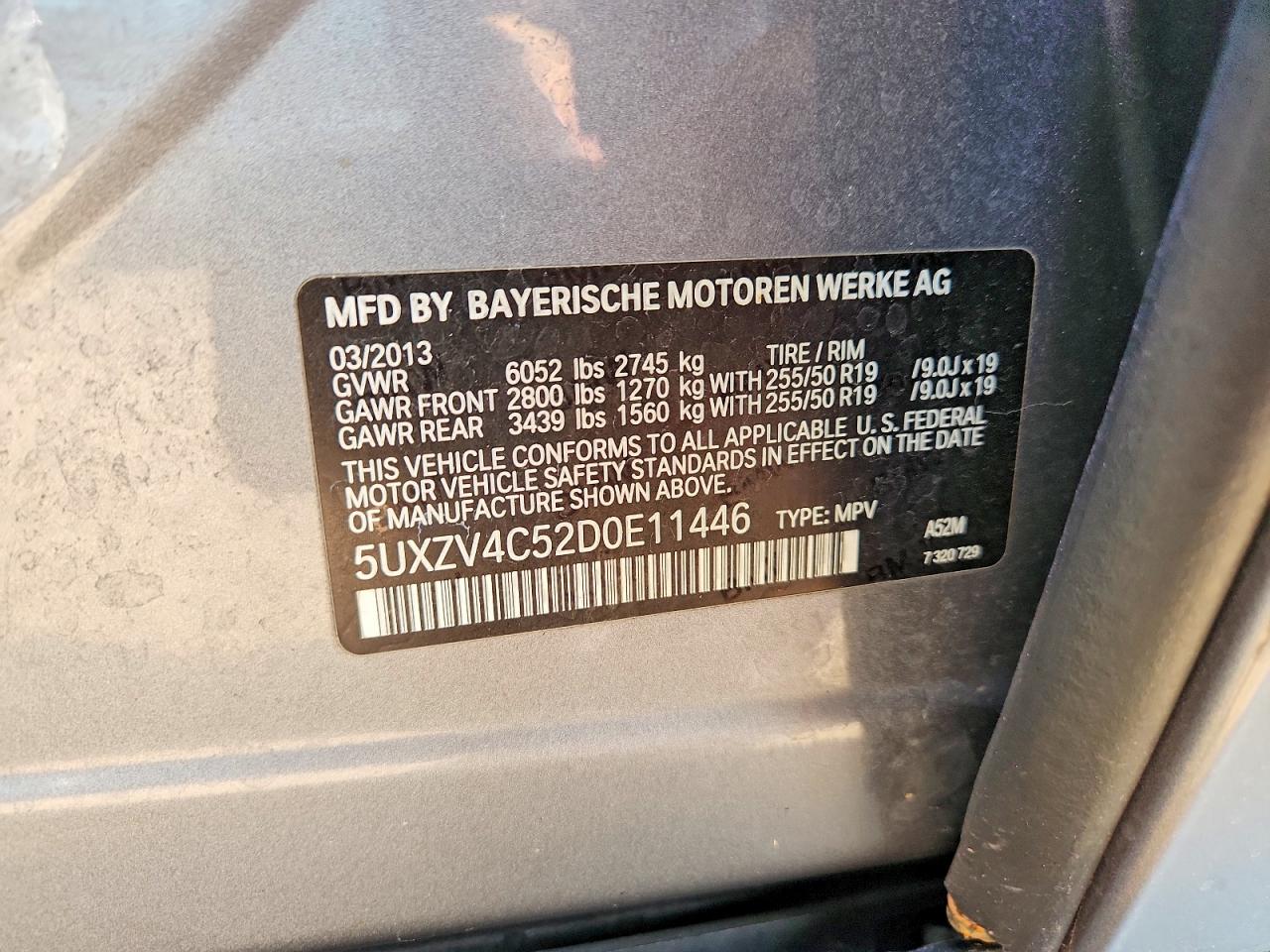 2013 Bmw X5 Xdrive35i Silver vin: 5UXZV4C52D0E11446