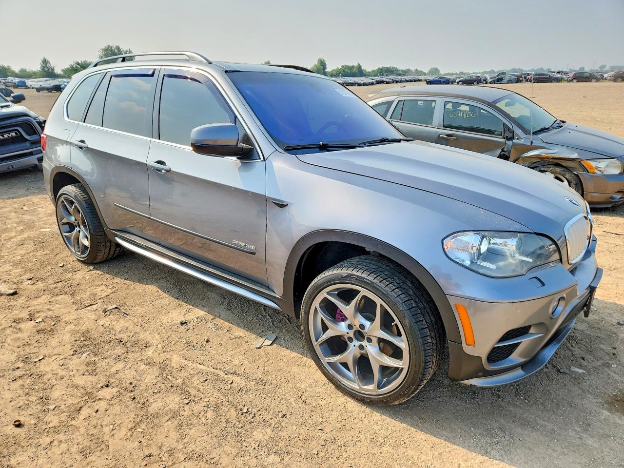 2013 Bmw X5 Xdrive35i Silver vin: 5UXZV4C52D0E11446
