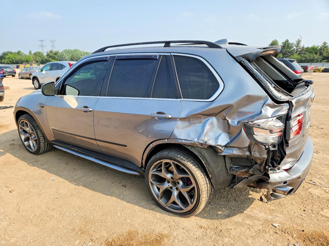 2013 Bmw X5 Xdrive35i Silver vin: 5UXZV4C52D0E11446