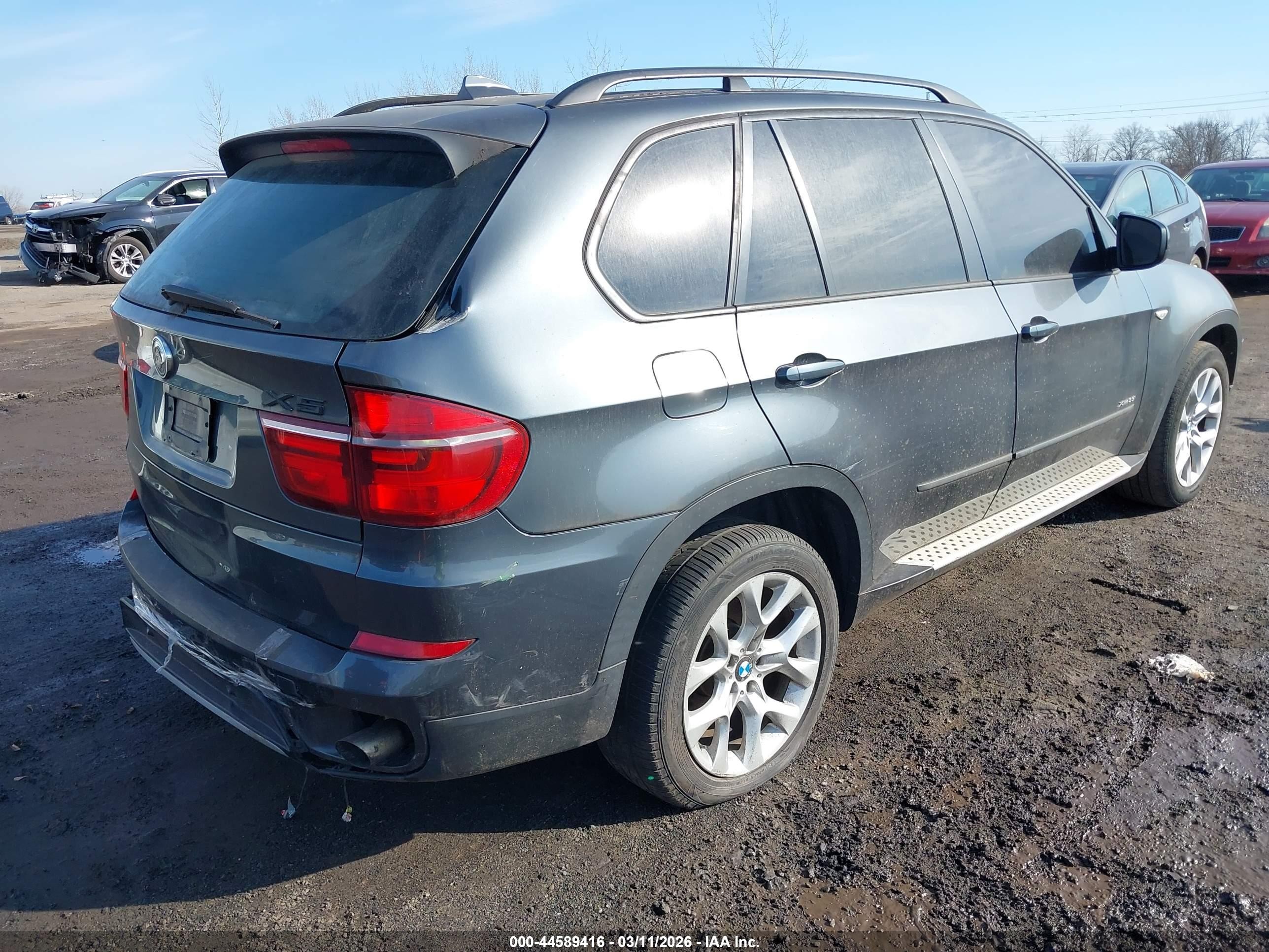 2011 Bmw X5 Xdrive35i/xdrive35i Premium/xdrive35i Sport Activity Gray vin: 5UXZV4C53BL400349