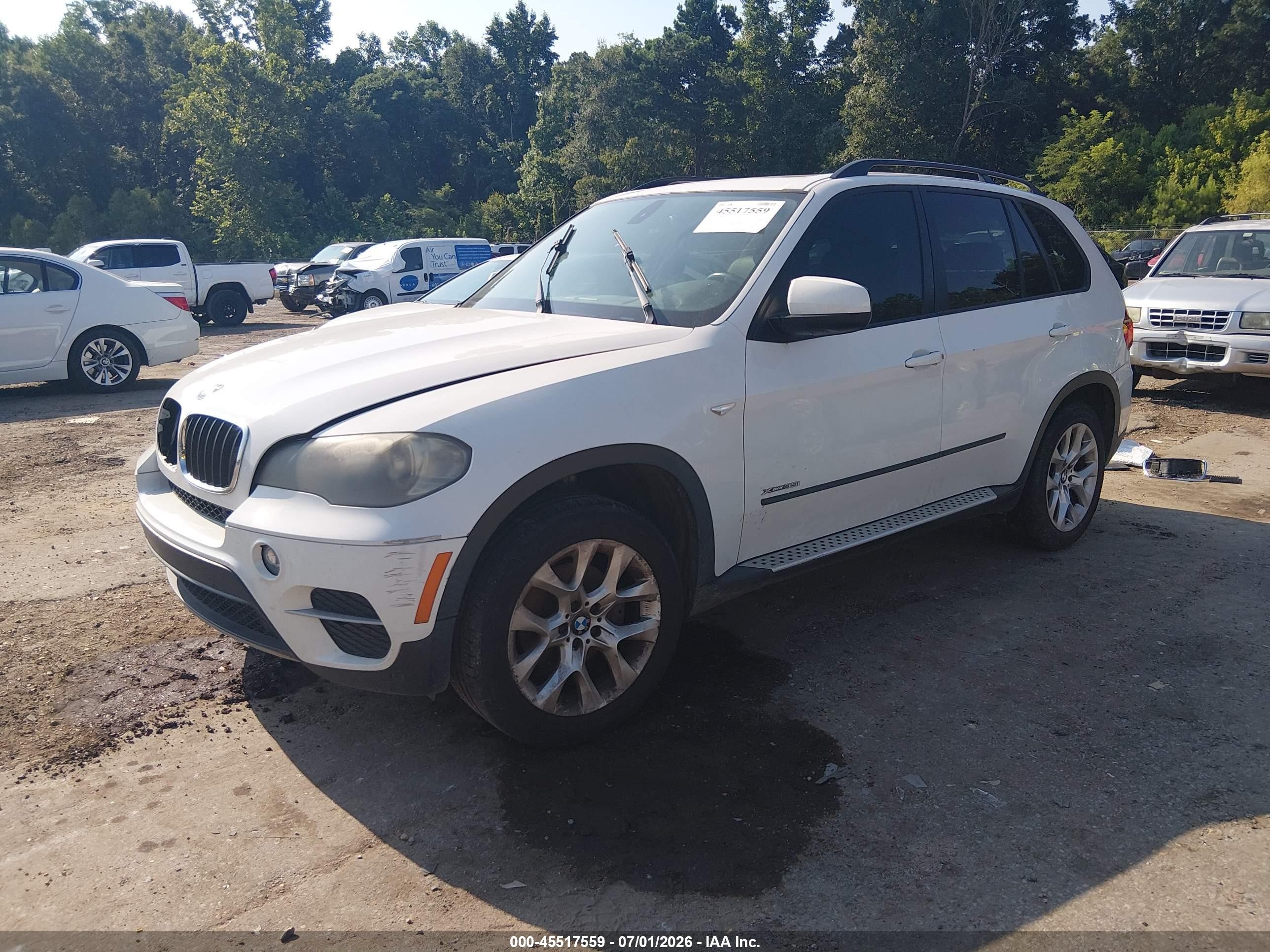2011 Bmw X5 Xdrive35i/xdrive35i Premium/xdrive35i Sport Activity White vin: 5UXZV4C53BL402442