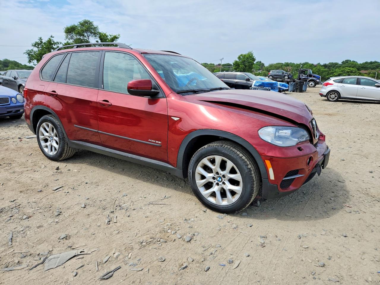 2012 Bmw X5 Xdrive35i Red vin: 5UXZV4C53CL755605