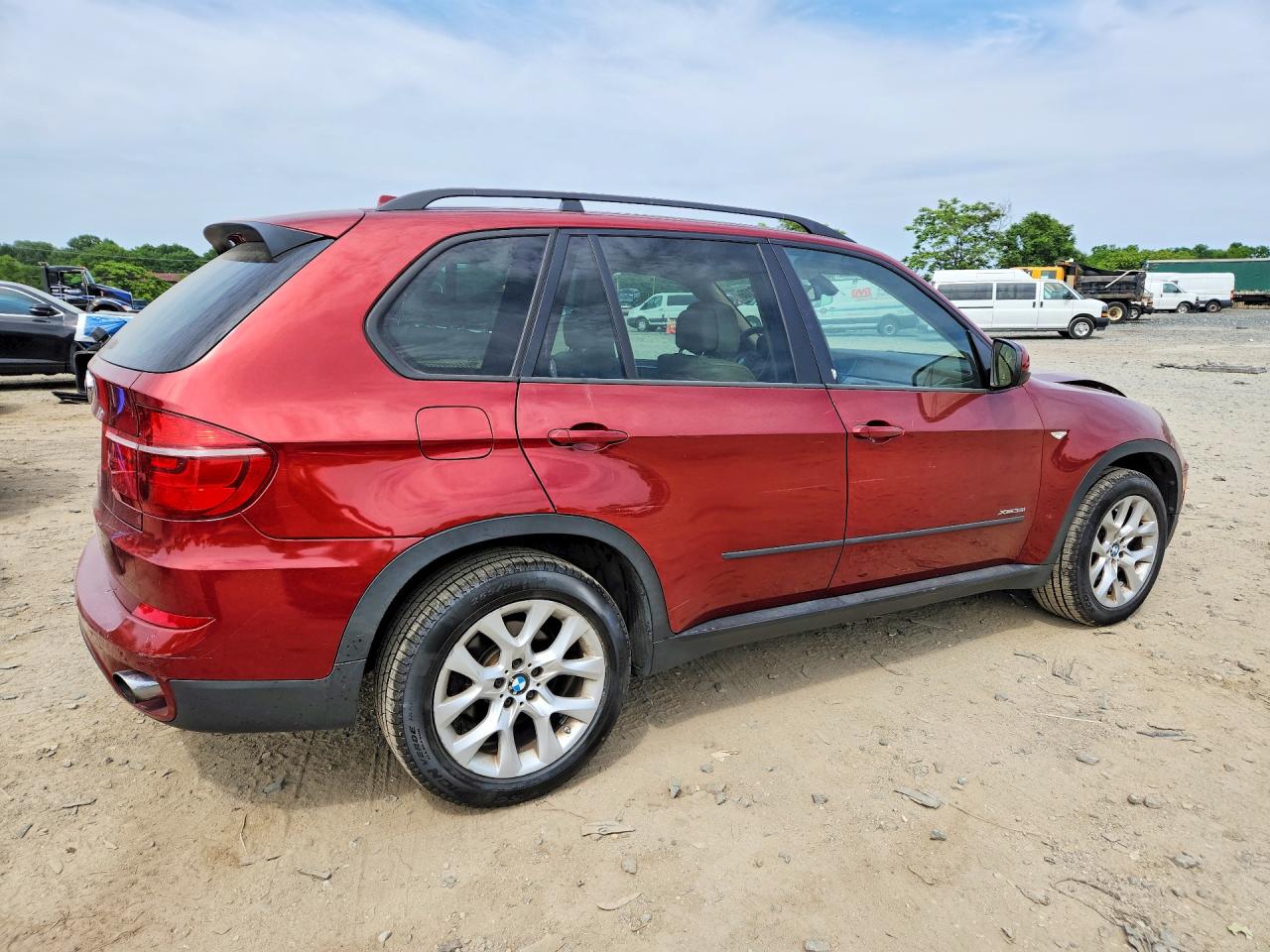 2012 Bmw X5 Xdrive35i Red vin: 5UXZV4C53CL755605
