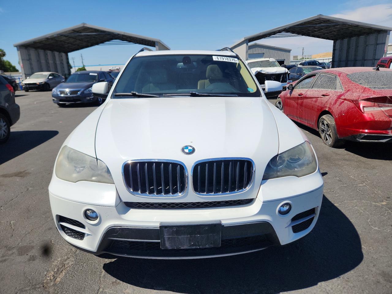 2013 Bmw X5 Xdrive35i White vin: 5UXZV4C53D0B02441