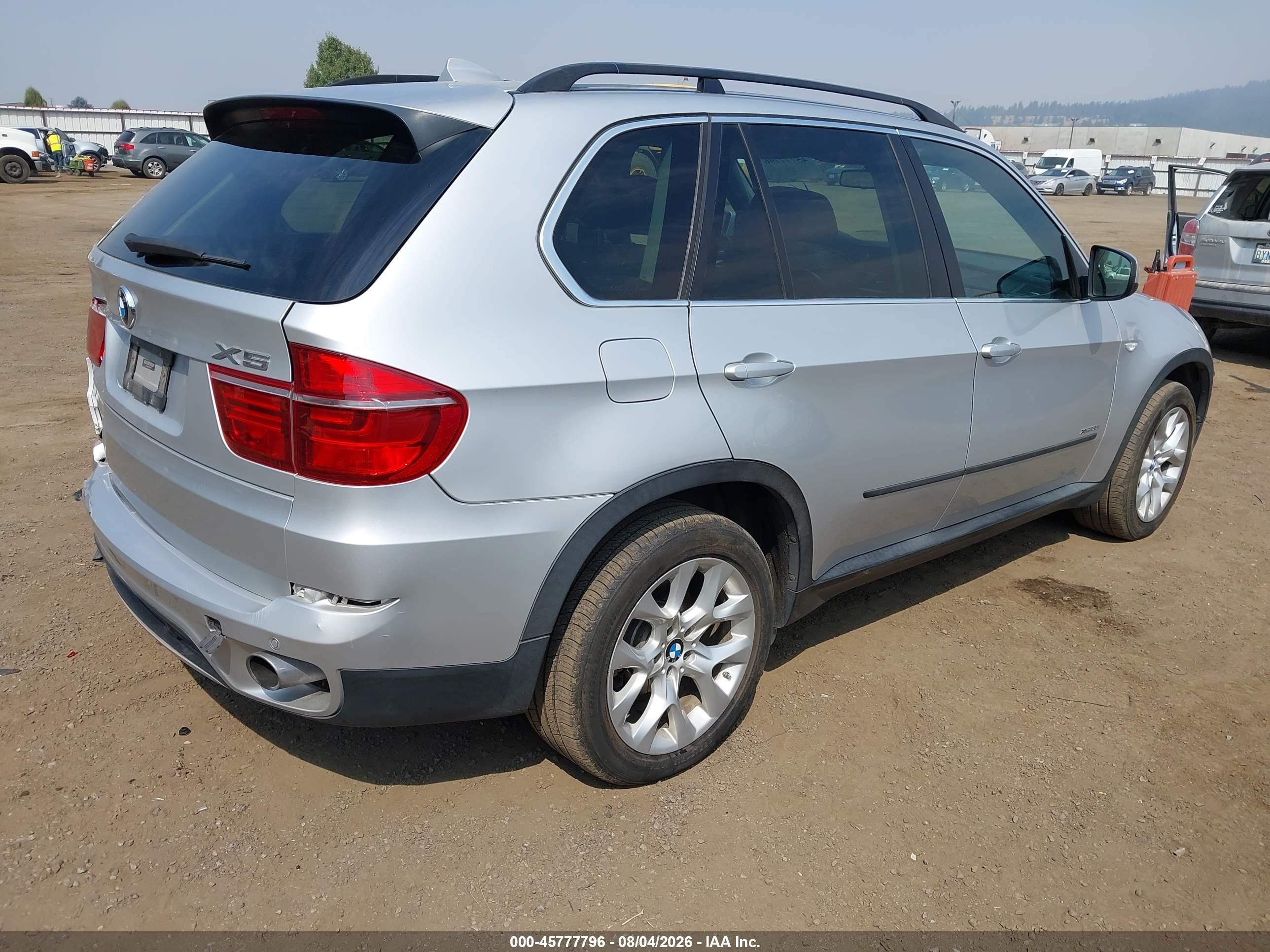 2013 Bmw X5 Xdrive35i/xdrive35i Premium/xdrive35i Sport Activity Silver vin: 5UXZV4C53D0B02956