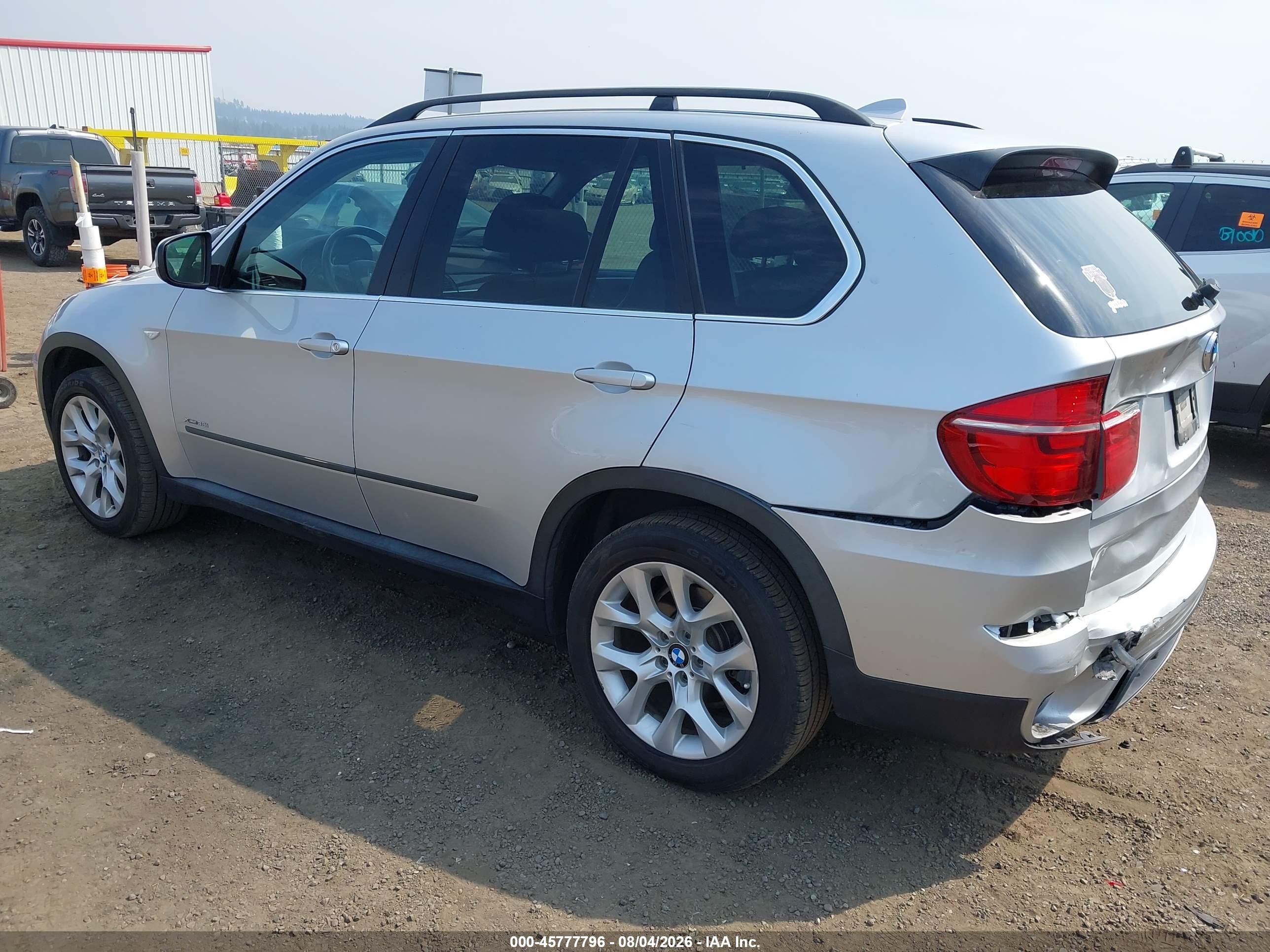 2013 Bmw X5 Xdrive35i/xdrive35i Premium/xdrive35i Sport Activity Silver vin: 5UXZV4C53D0B02956