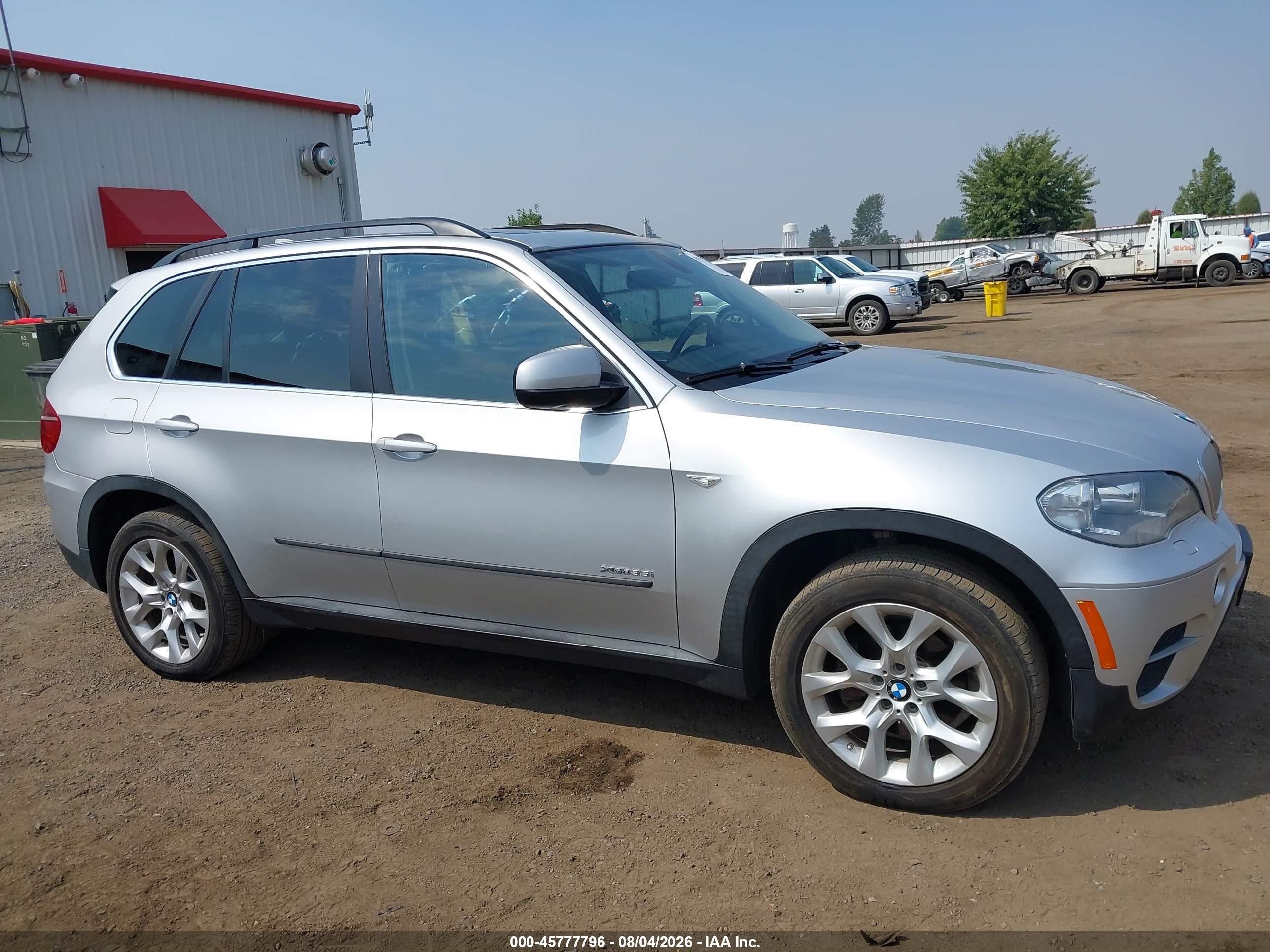 2013 Bmw X5 Xdrive35i/xdrive35i Premium/xdrive35i Sport Activity Silver vin: 5UXZV4C53D0B02956