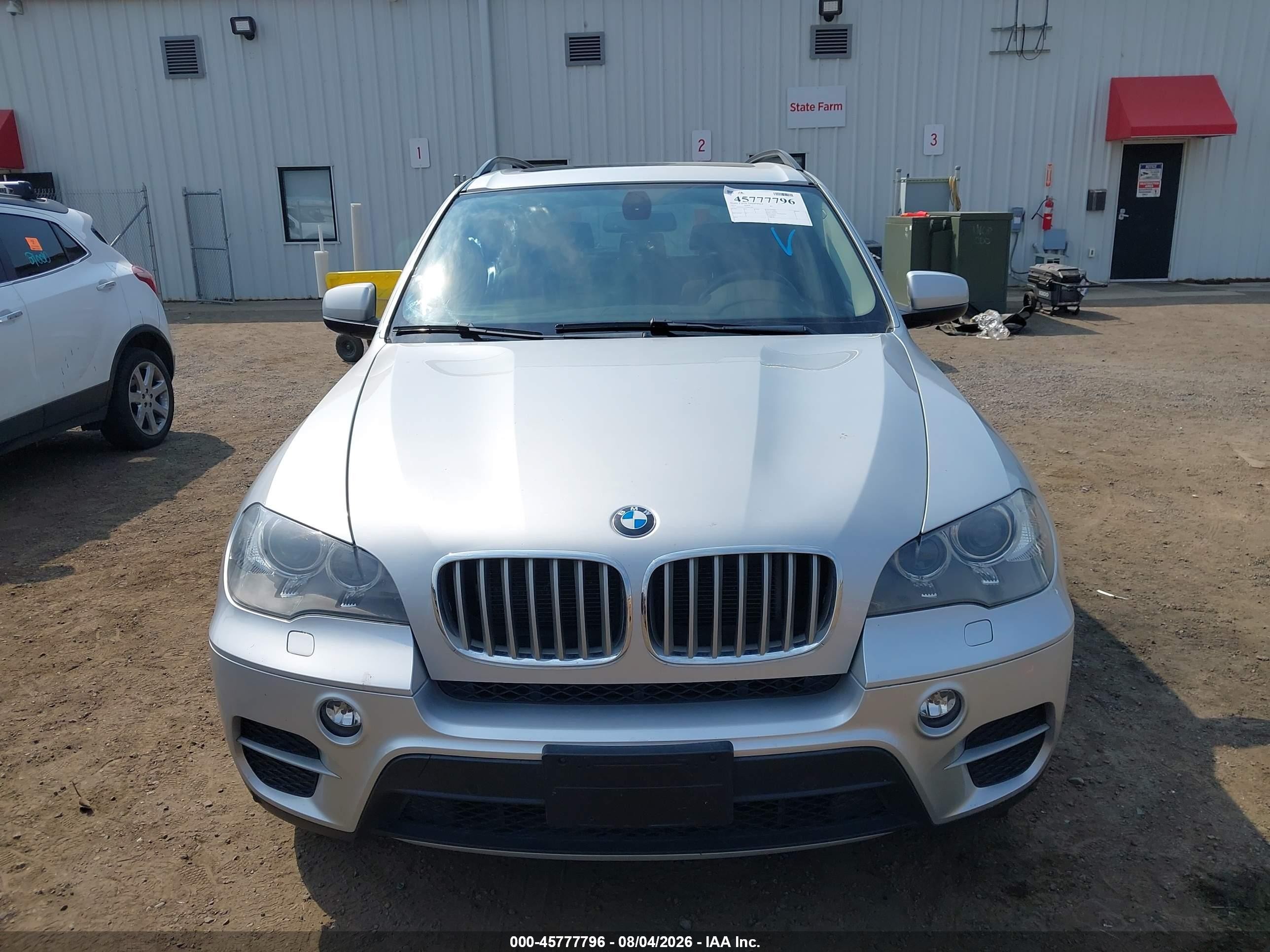 2013 Bmw X5 Xdrive35i/xdrive35i Premium/xdrive35i Sport Activity Silver vin: 5UXZV4C53D0B02956