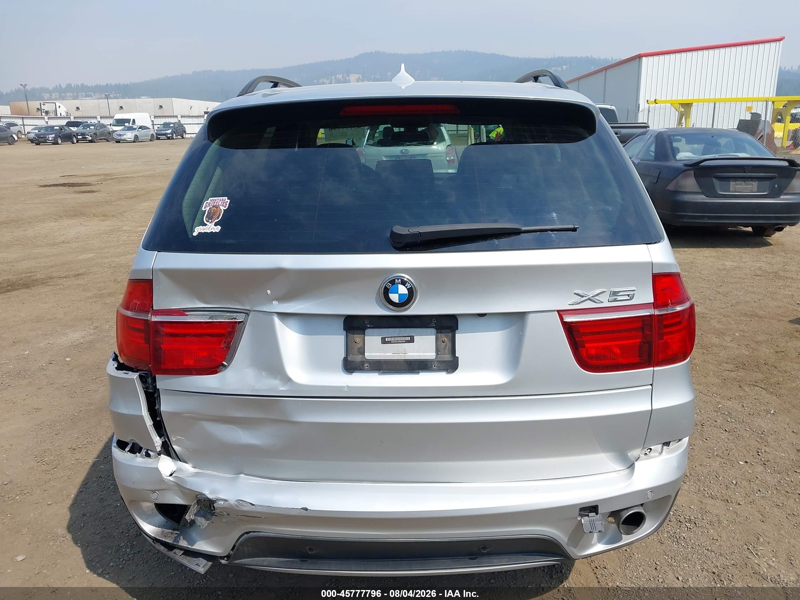 2013 Bmw X5 Xdrive35i/xdrive35i Premium/xdrive35i Sport Activity Silver vin: 5UXZV4C53D0B02956