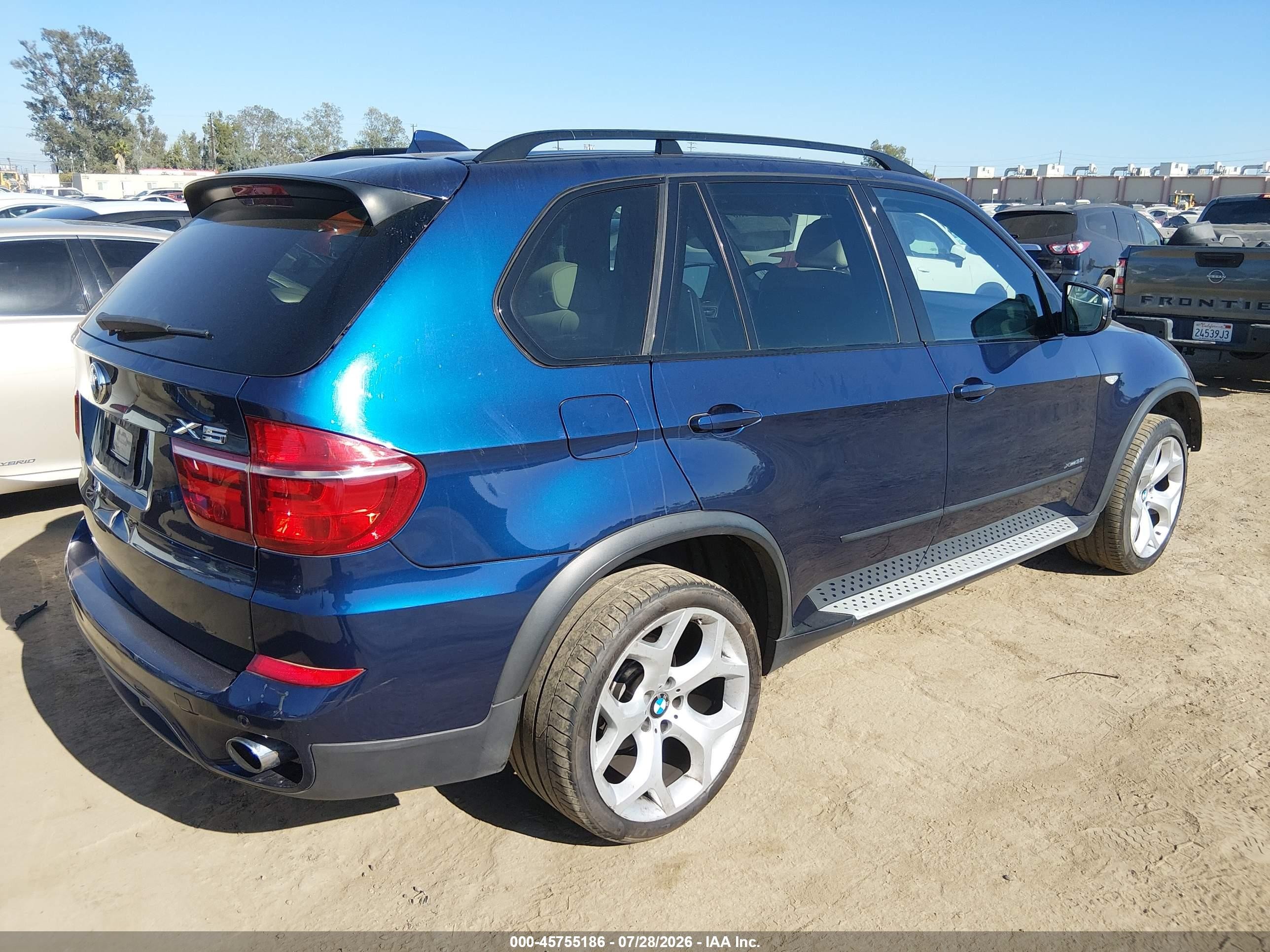 2013 Bmw X5 Xdrive35i/xdrive35i Premium/xdrive35i Sport Activity Dark Blue vin: 5UXZV4C53D0B11592