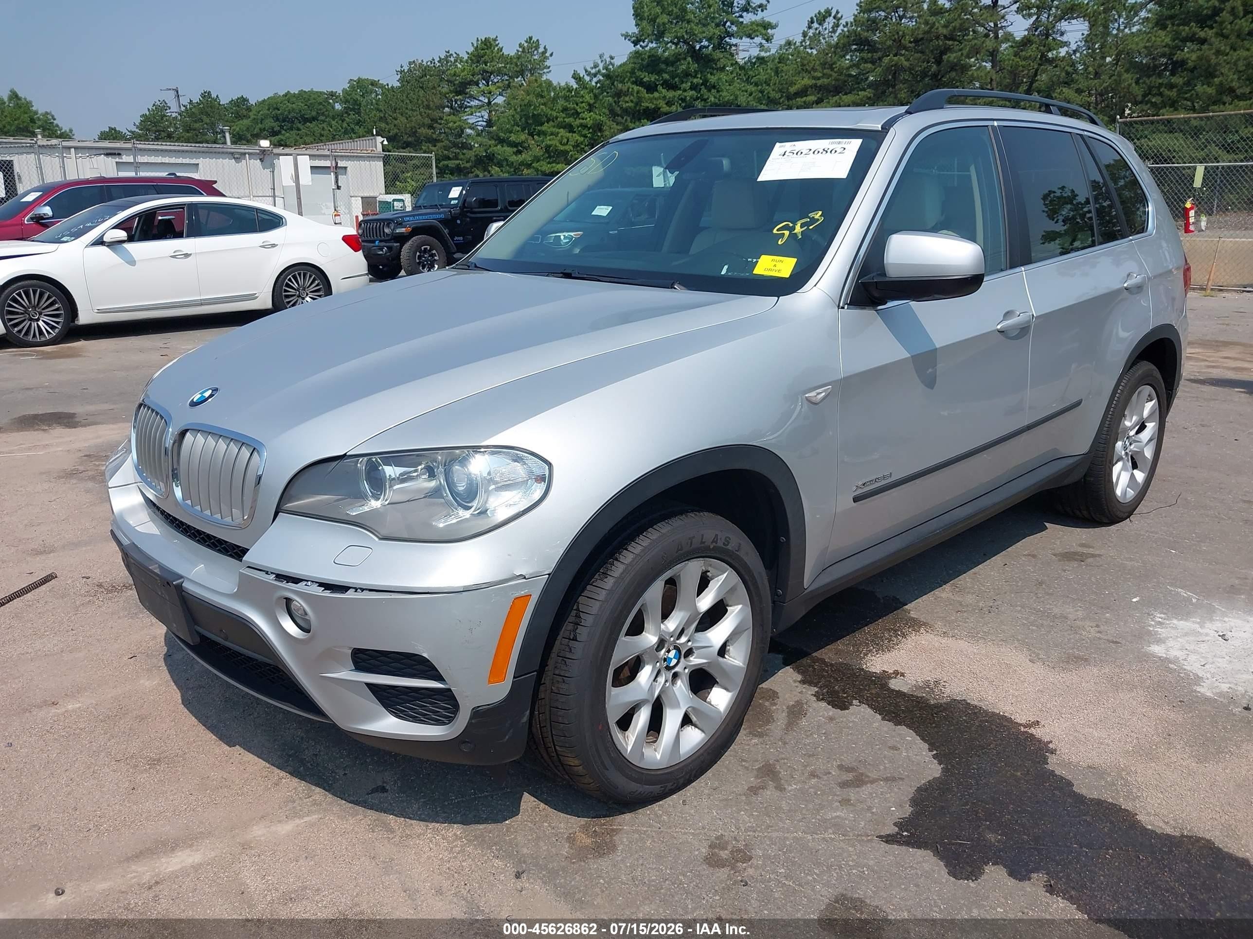 2013 Bmw X5 Xdrive35i/xdrive35i Premium/xdrive35i Sport Activity Silver vin: 5UXZV4C53D0B15447