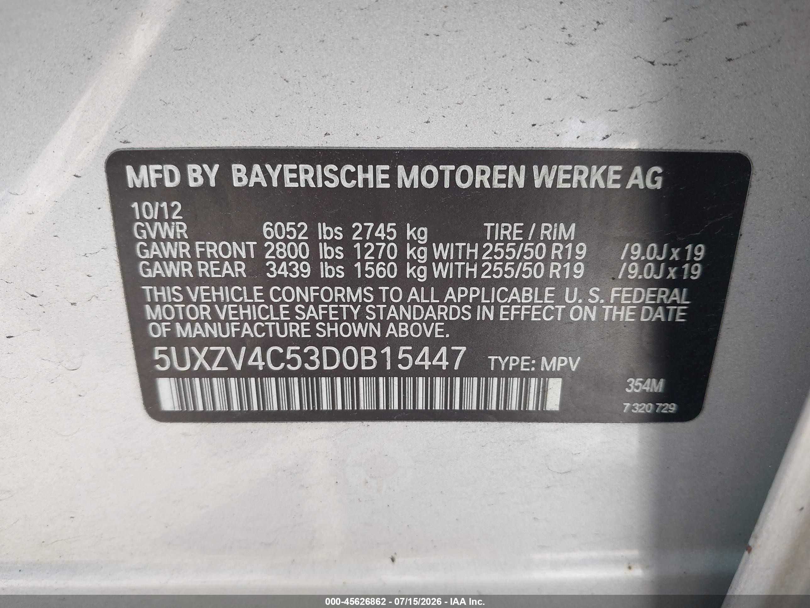 2013 Bmw X5 Xdrive35i/xdrive35i Premium/xdrive35i Sport Activity Silver vin: 5UXZV4C53D0B15447
