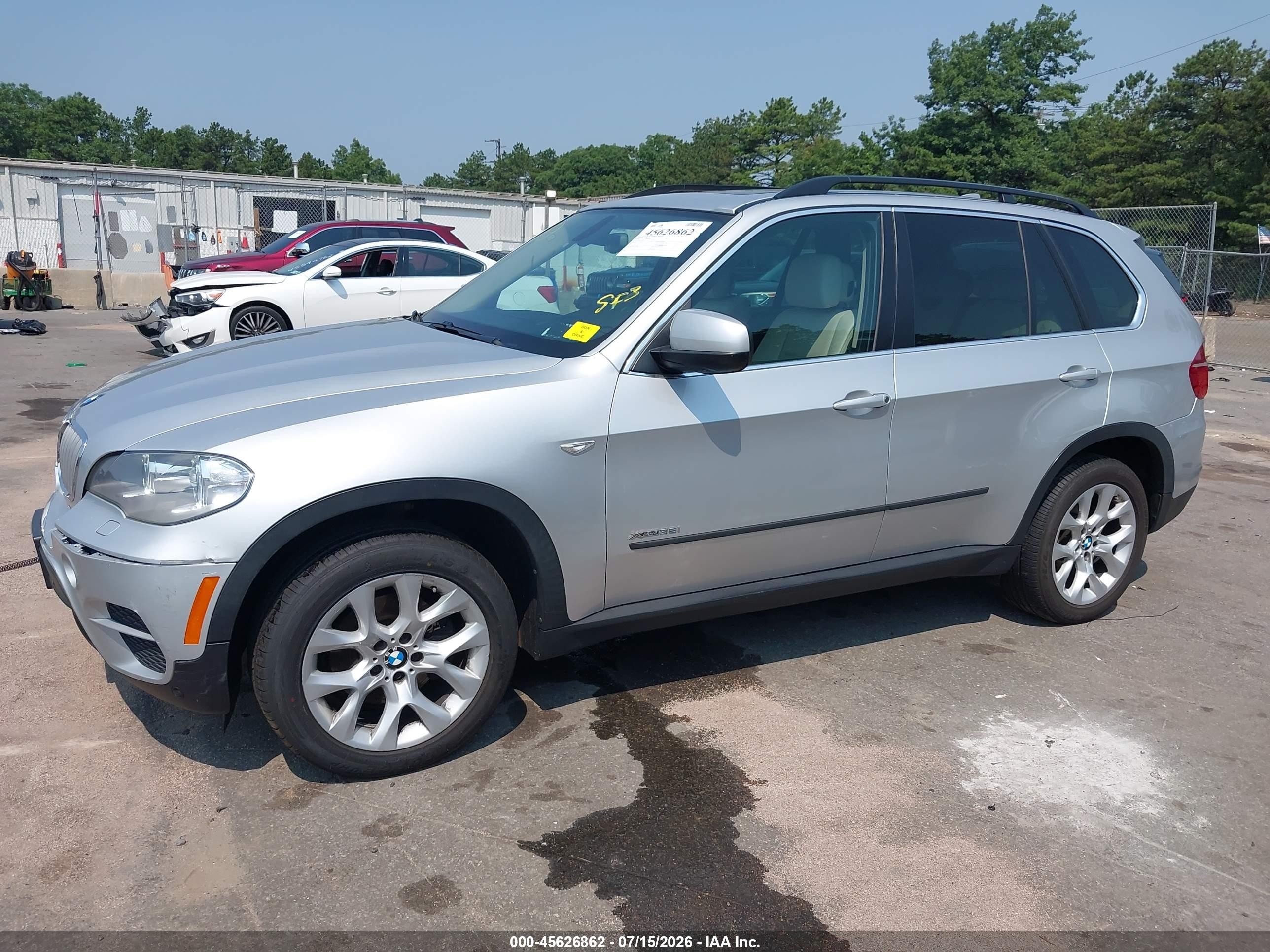 2013 Bmw X5 Xdrive35i/xdrive35i Premium/xdrive35i Sport Activity Silver vin: 5UXZV4C53D0B15447