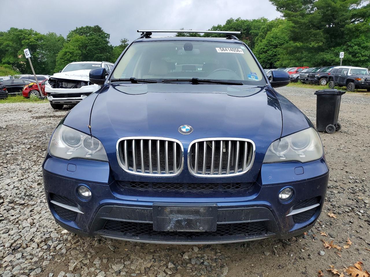 2013 Bmw X5 Xdrive35i Blue vin: 5UXZV4C53D0B16176