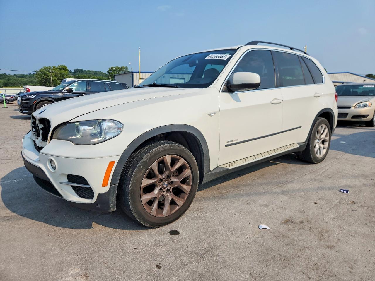 2013 Bmw X5 Xdrive35i White vin: 5UXZV4C53D0B24603