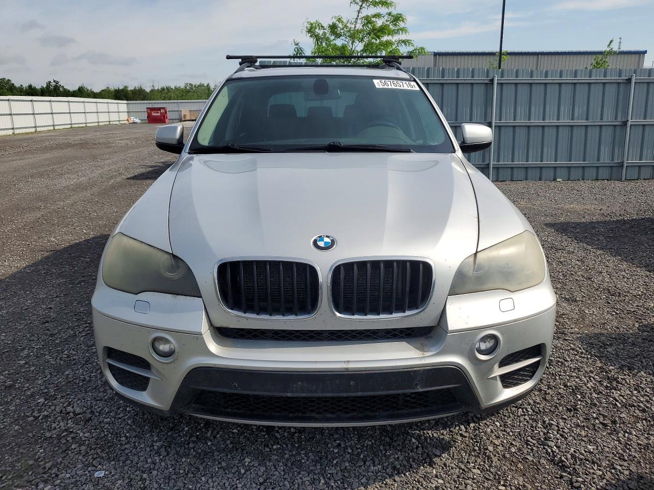 2011 Bmw X5 Xdrive35i Silver vin: 5UXZV4C54BL411716