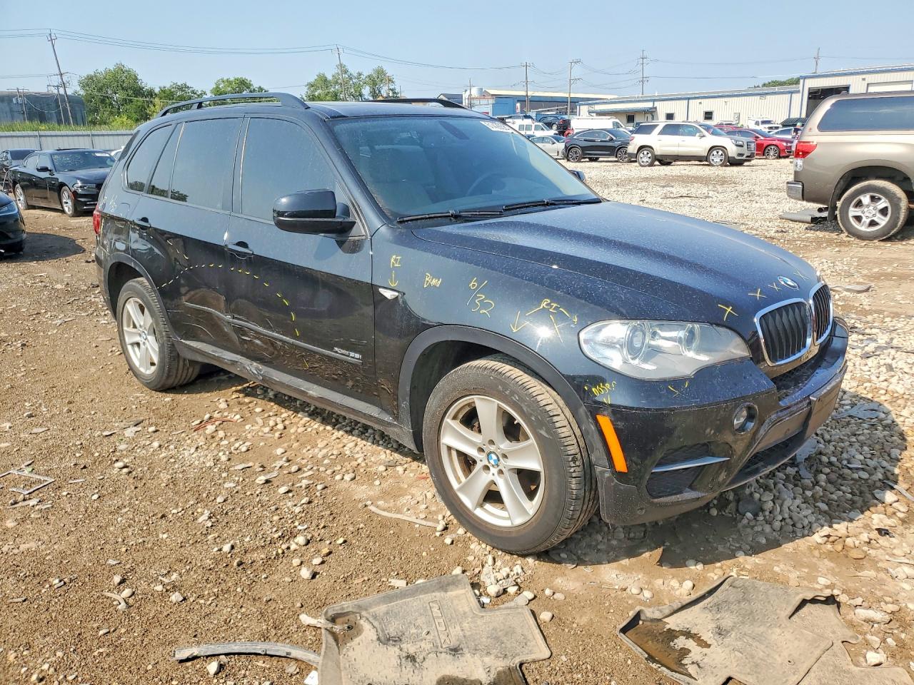 2012 Bmw X5 Xdrive35i Black vin: 5UXZV4C54CL744922