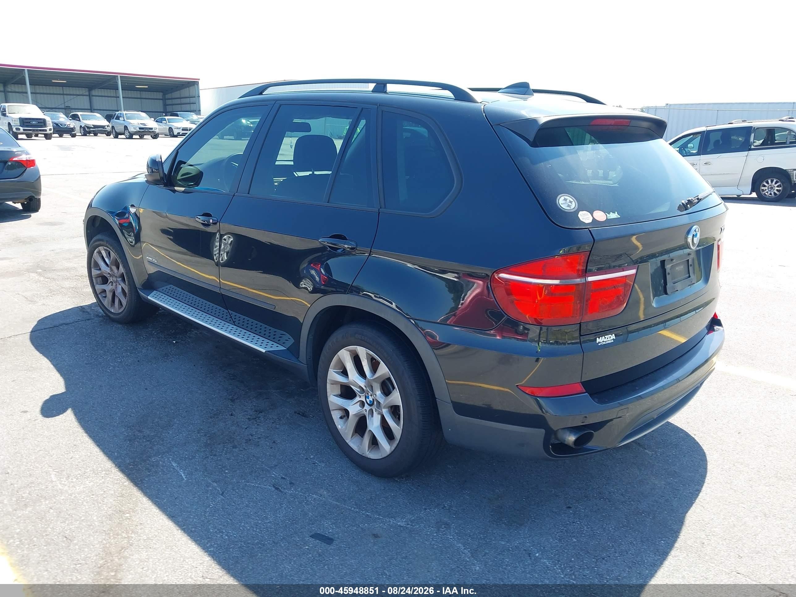 2012 Bmw X5 Xdrive35i/xdrive35i Premium/xdrive35i Sport Activity Black vin: 5UXZV4C54CL752115