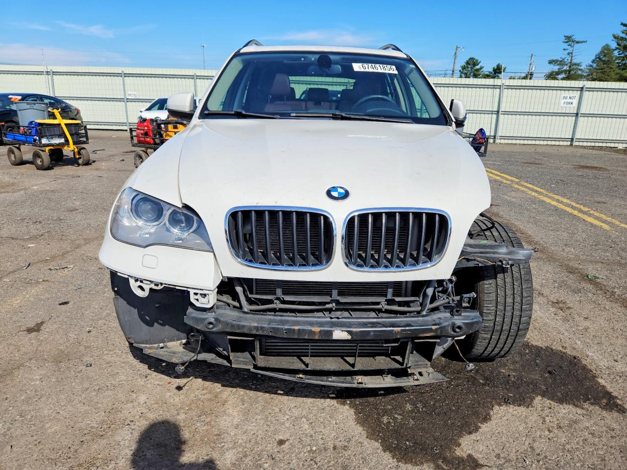 2012 Bmw X5 Xdrive35i White vin: 5UXZV4C54CL990417