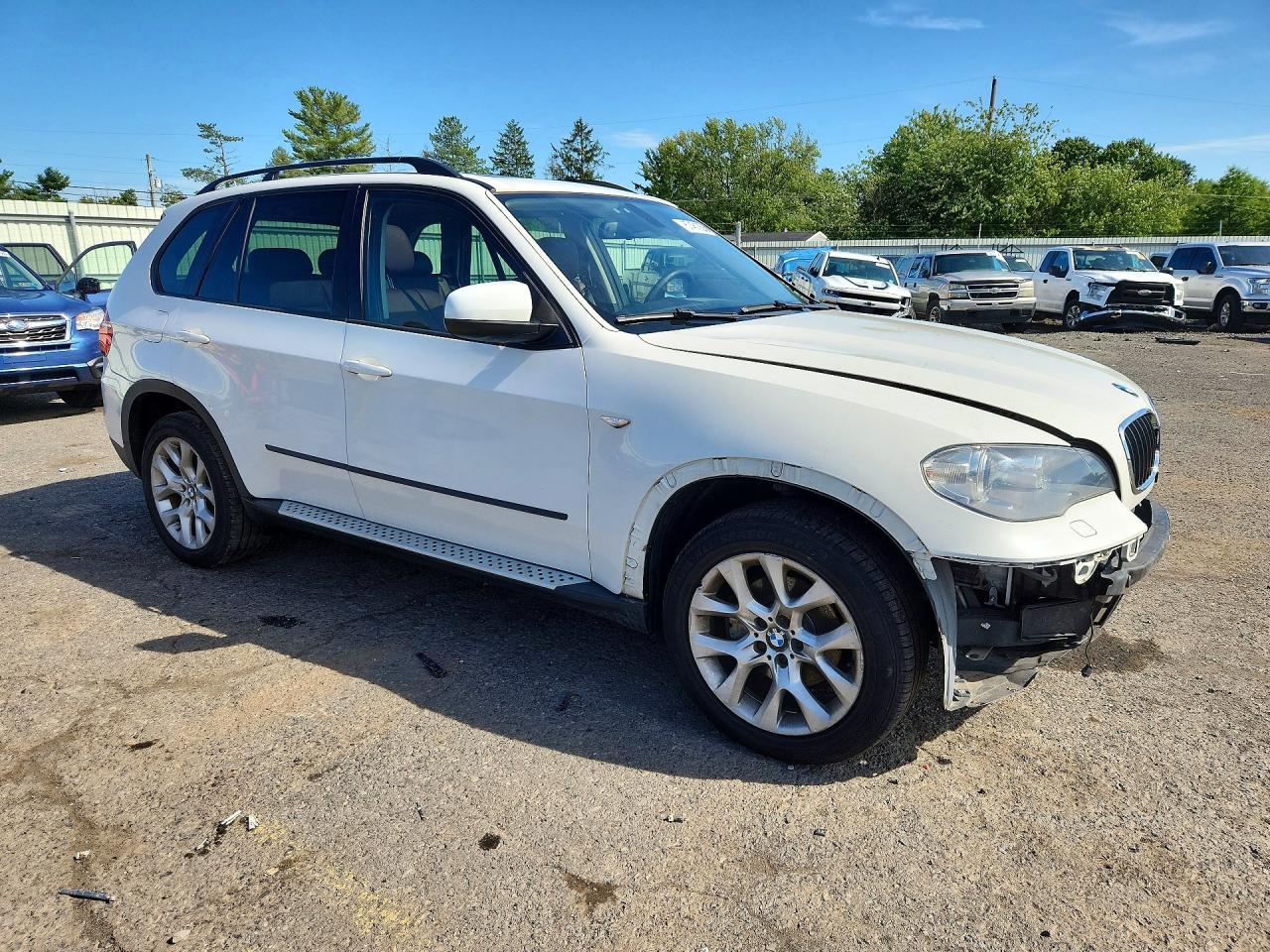 2012 Bmw X5 Xdrive35i White vin: 5UXZV4C54CL990417