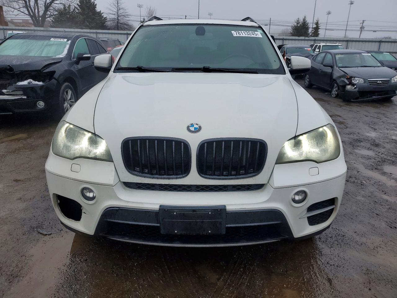 2013 Bmw X5 Xdrive35i White vin: 5UXZV4C54D0B02223