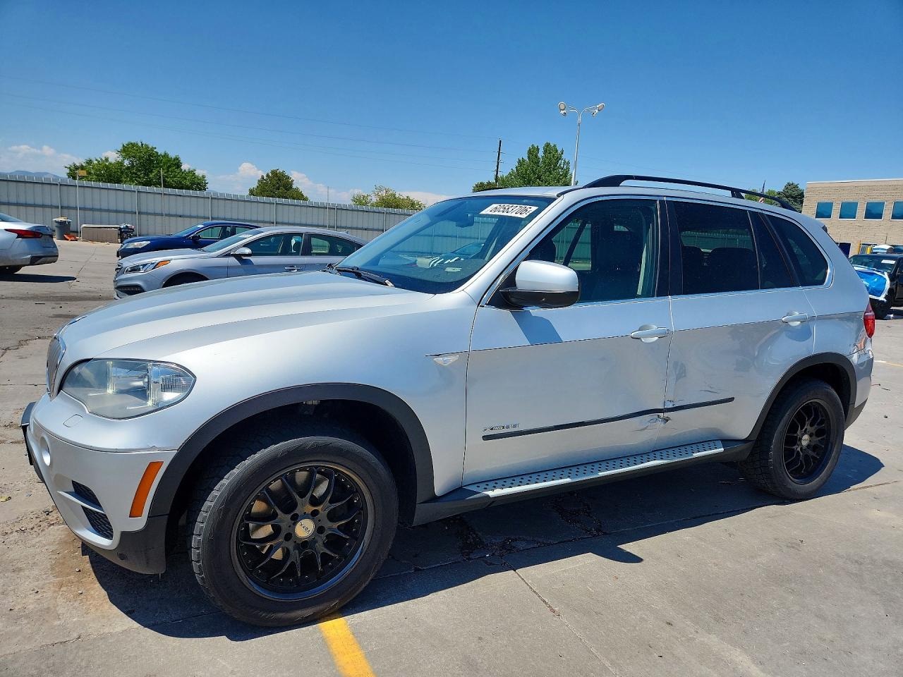 2013 Bmw X5 Xdrive35i Silver vin: 5UXZV4C54D0E08256