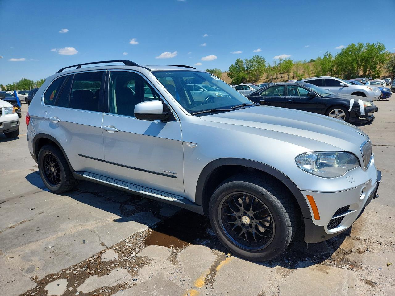 2013 Bmw X5 Xdrive35i Silver vin: 5UXZV4C54D0E08256