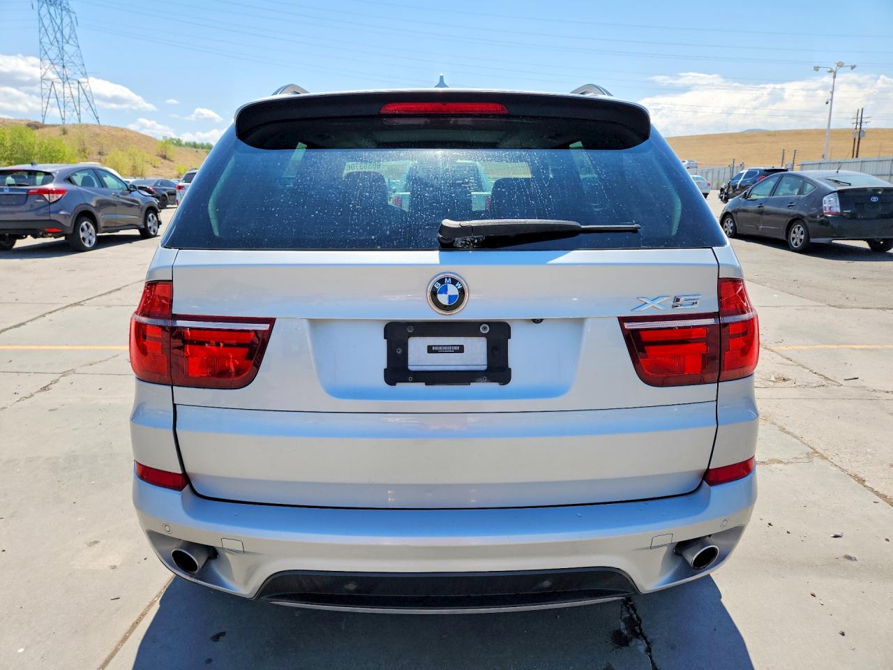 2013 Bmw X5 Xdrive35i Silver vin: 5UXZV4C54D0E08256