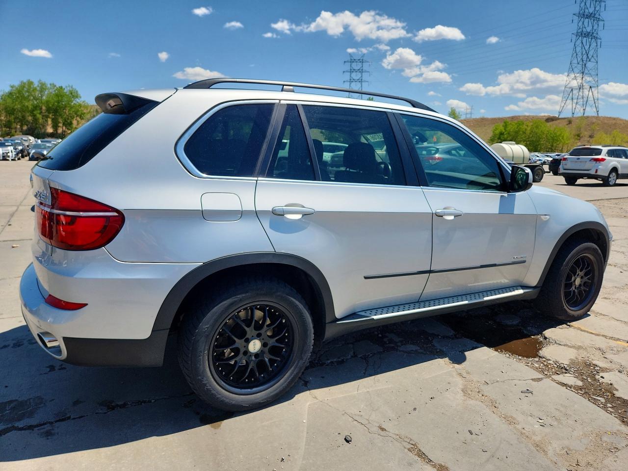 2013 Bmw X5 Xdrive35i Silver vin: 5UXZV4C54D0E08256