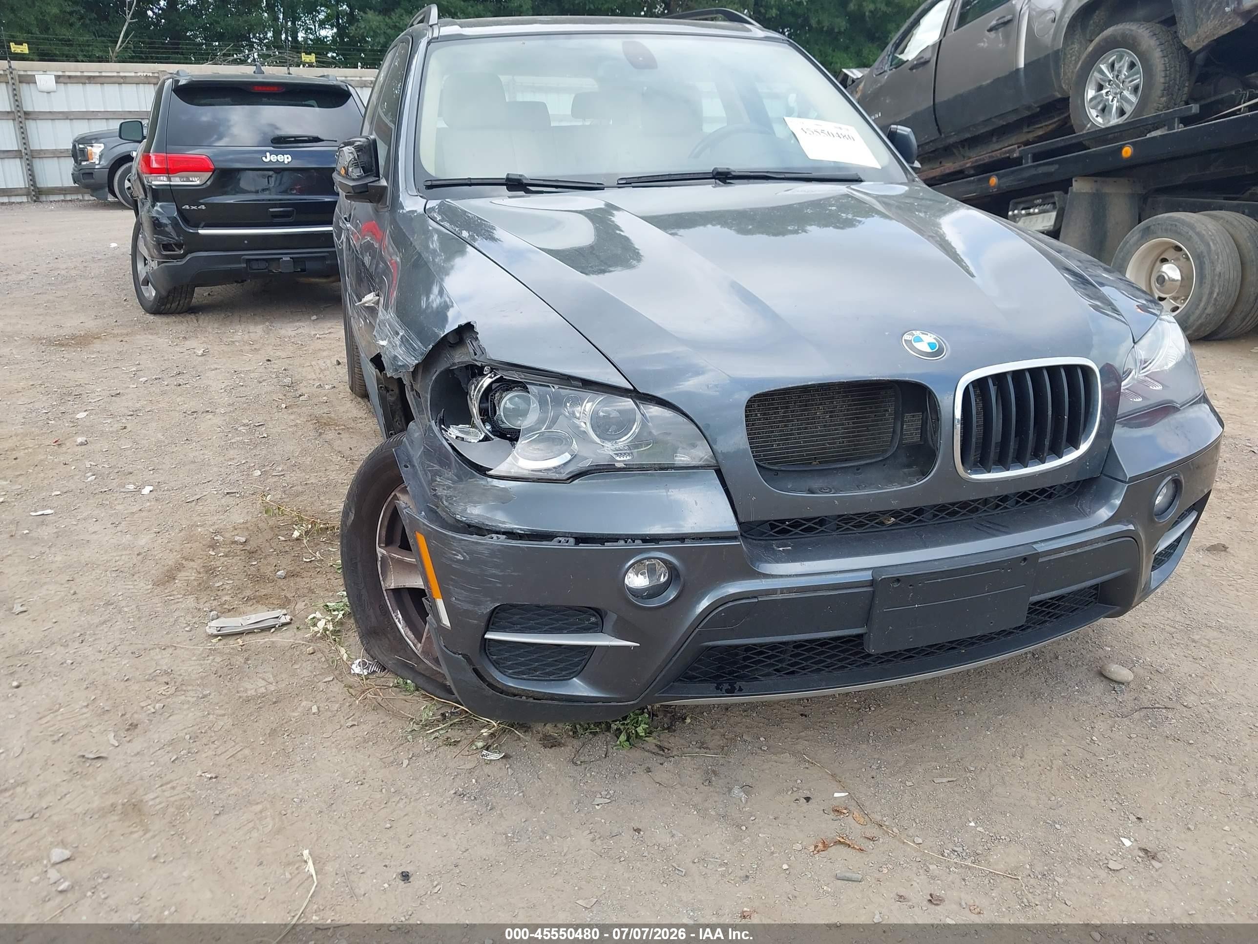 2013 Bmw X5 Xdrive35i/xdrive35i Premium/xdrive35i Sport Activity Light Blue vin: 5UXZV4C54D0E14736