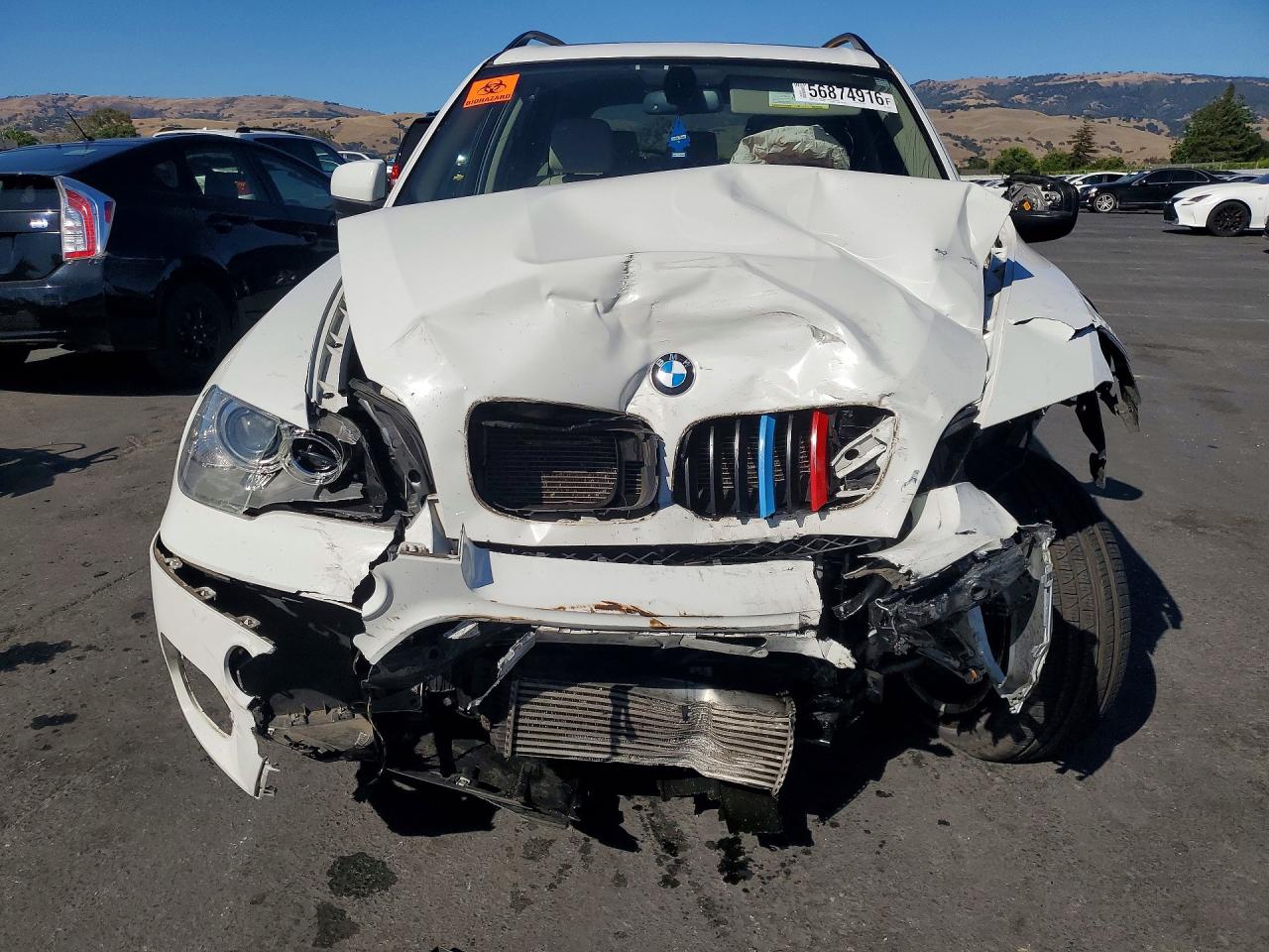 2013 Bmw X5 Xdrive35i White vin: 5UXZV4C54DL994680