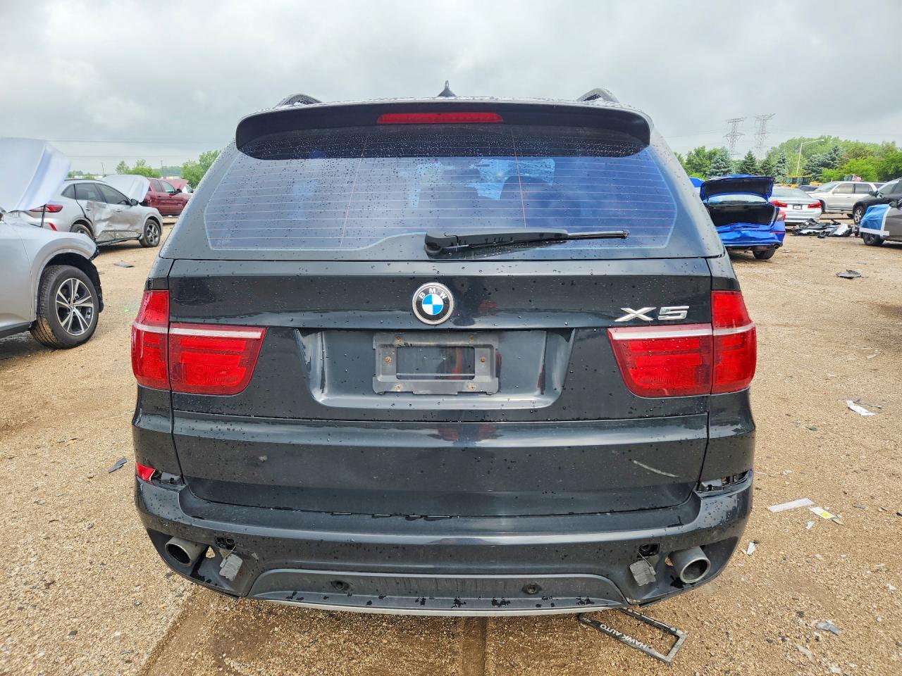 2012 Bmw X5 Xdrive35i Black vin: 5UXZV4C55CL743939