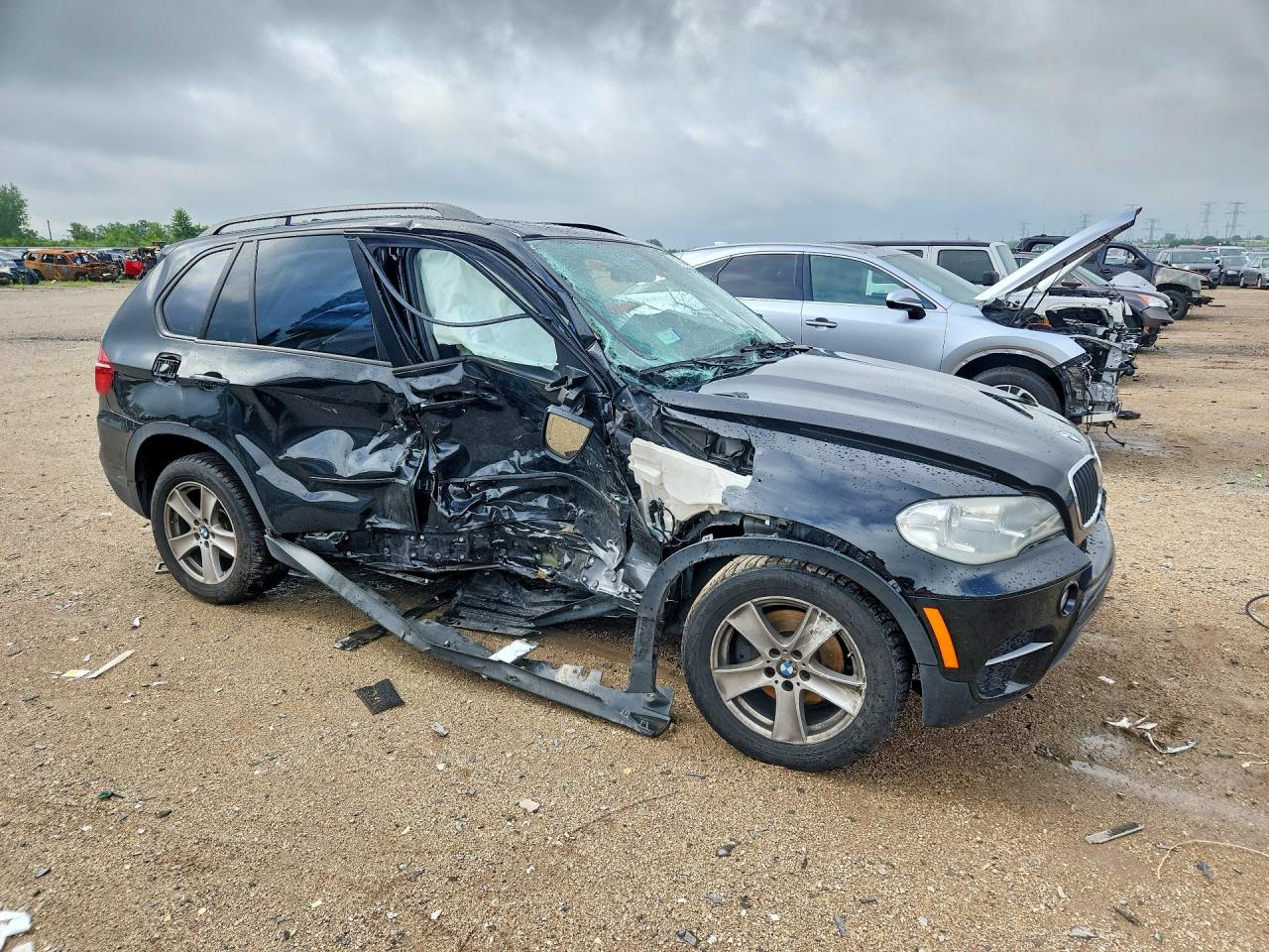 2012 Bmw X5 Xdrive35i Black vin: 5UXZV4C55CL743939