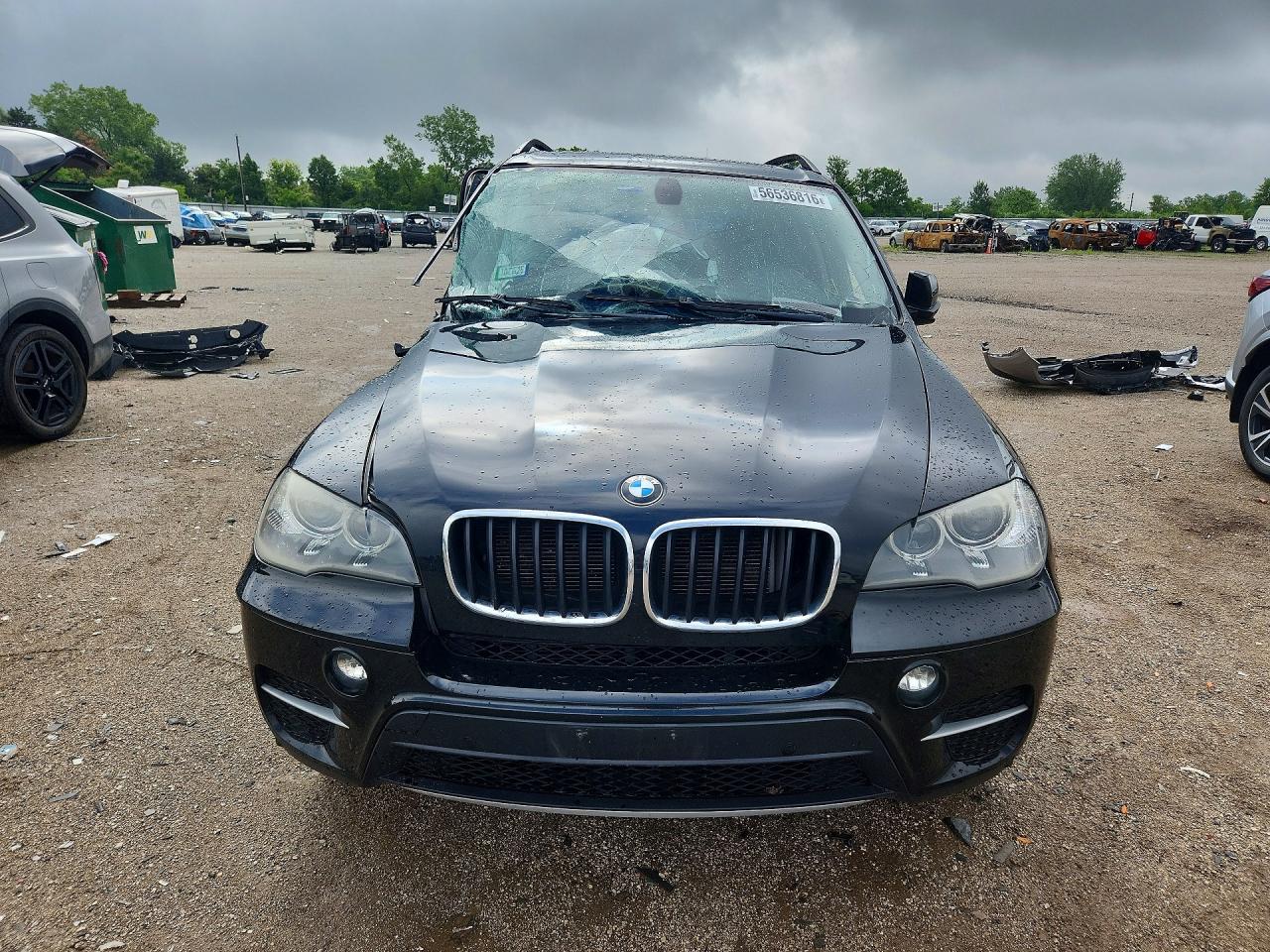 2012 Bmw X5 Xdrive35i Black vin: 5UXZV4C55CL743939