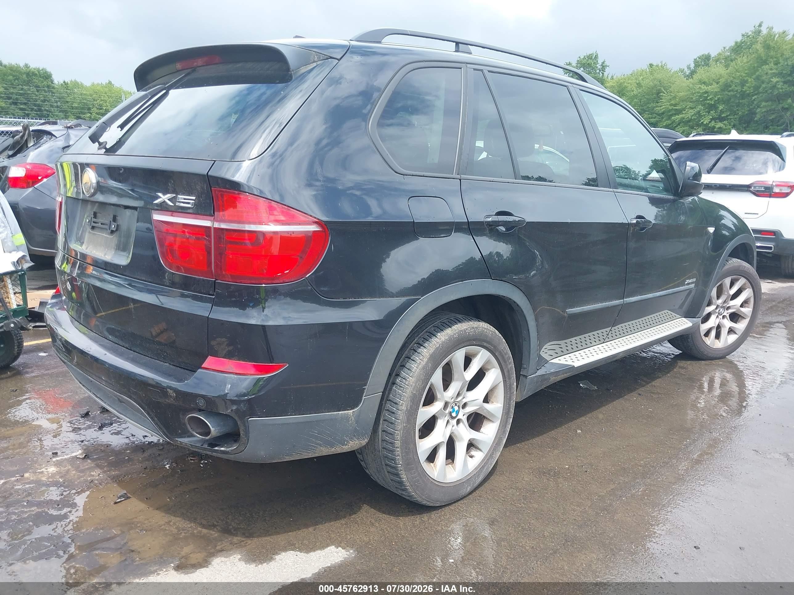 2012 Bmw X5 Xdrive35i/xdrive35i Premium/xdrive35i Sport Activity Black vin: 5UXZV4C55CL751071