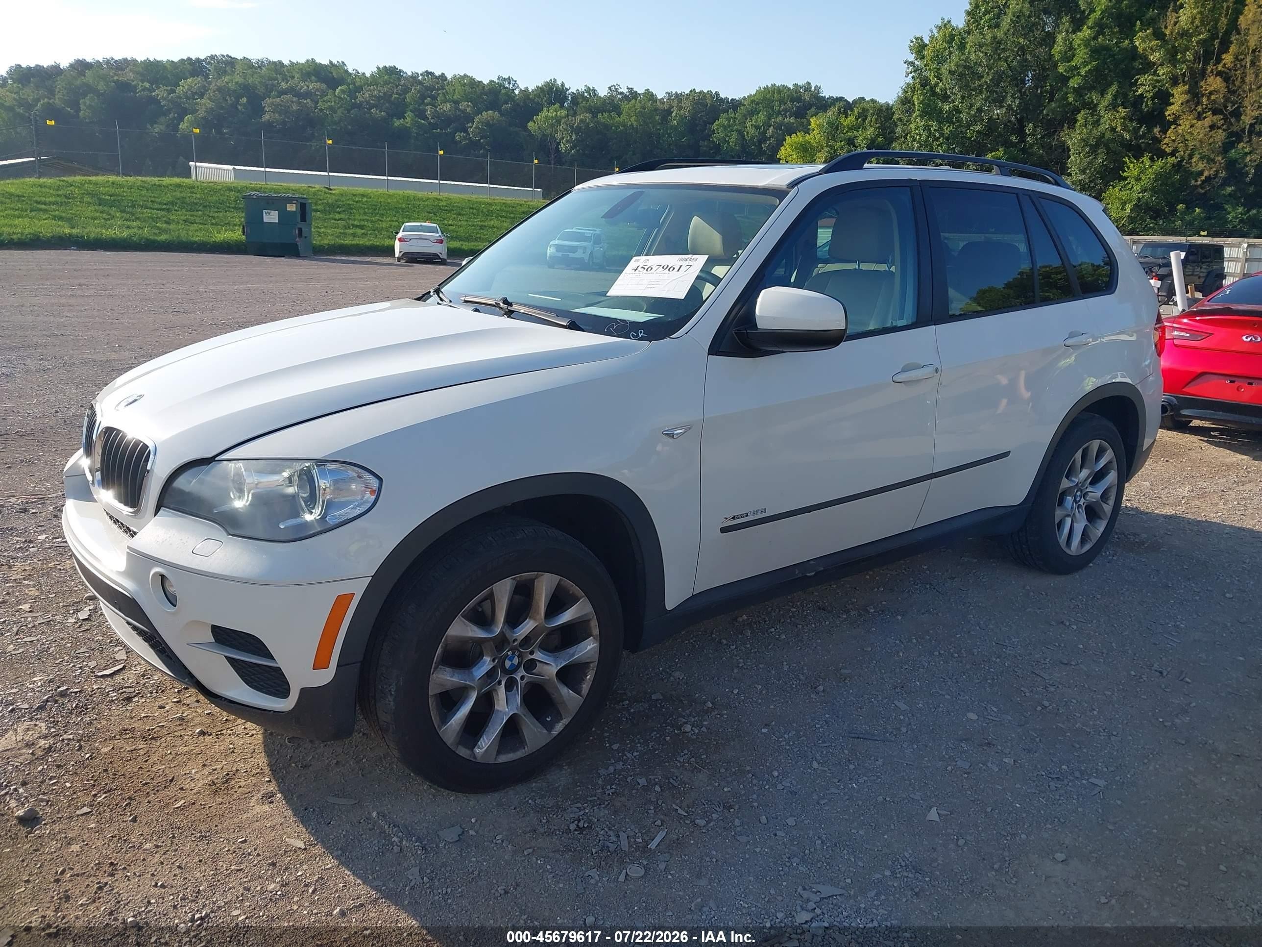 2012 Bmw X5 Xdrive35i/xdrive35i Premium/xdrive35i Sport Activity White vin: 5UXZV4C55CL751104