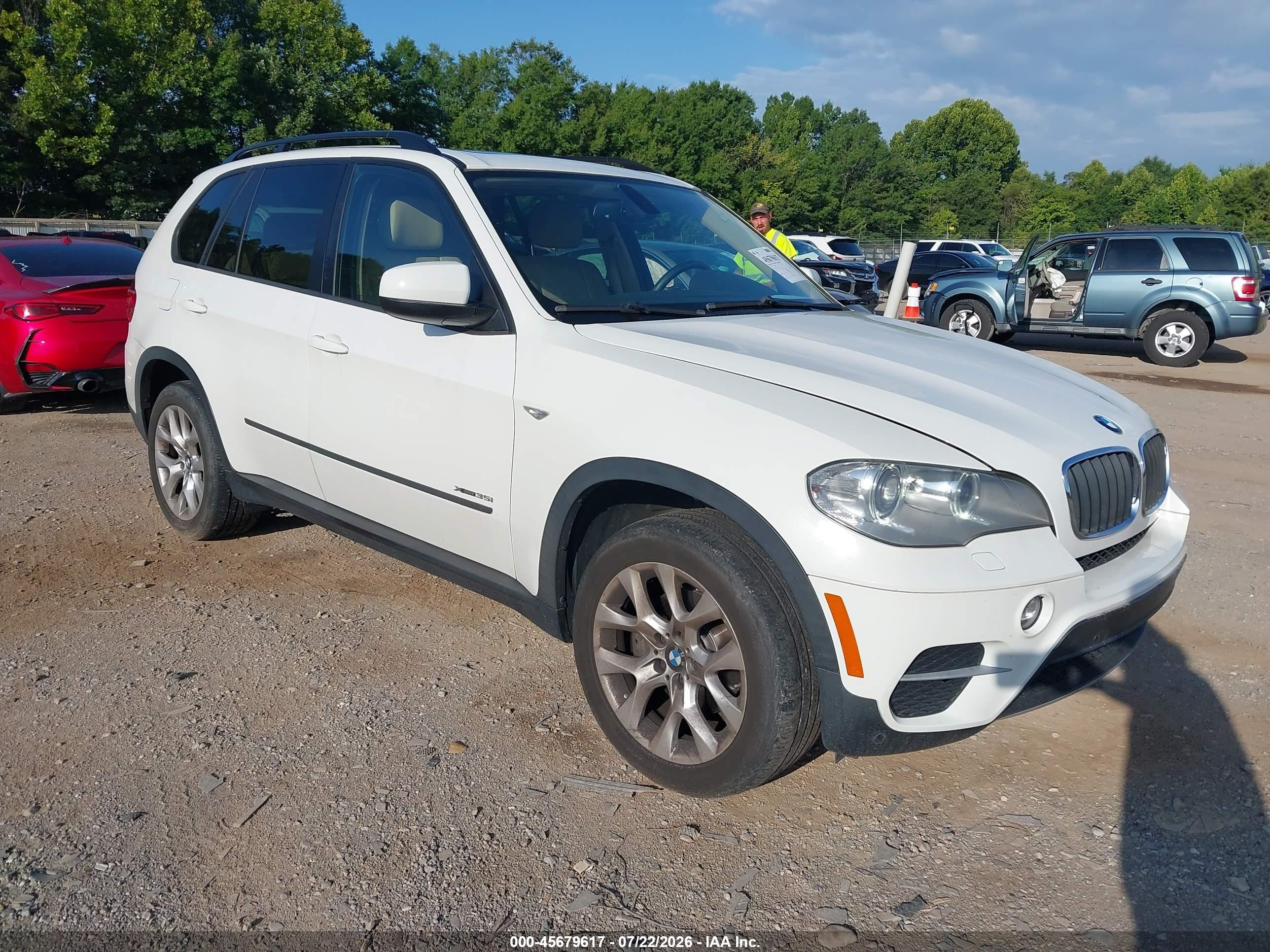 2012 Bmw X5 Xdrive35i/xdrive35i Premium/xdrive35i Sport Activity White vin: 5UXZV4C55CL751104