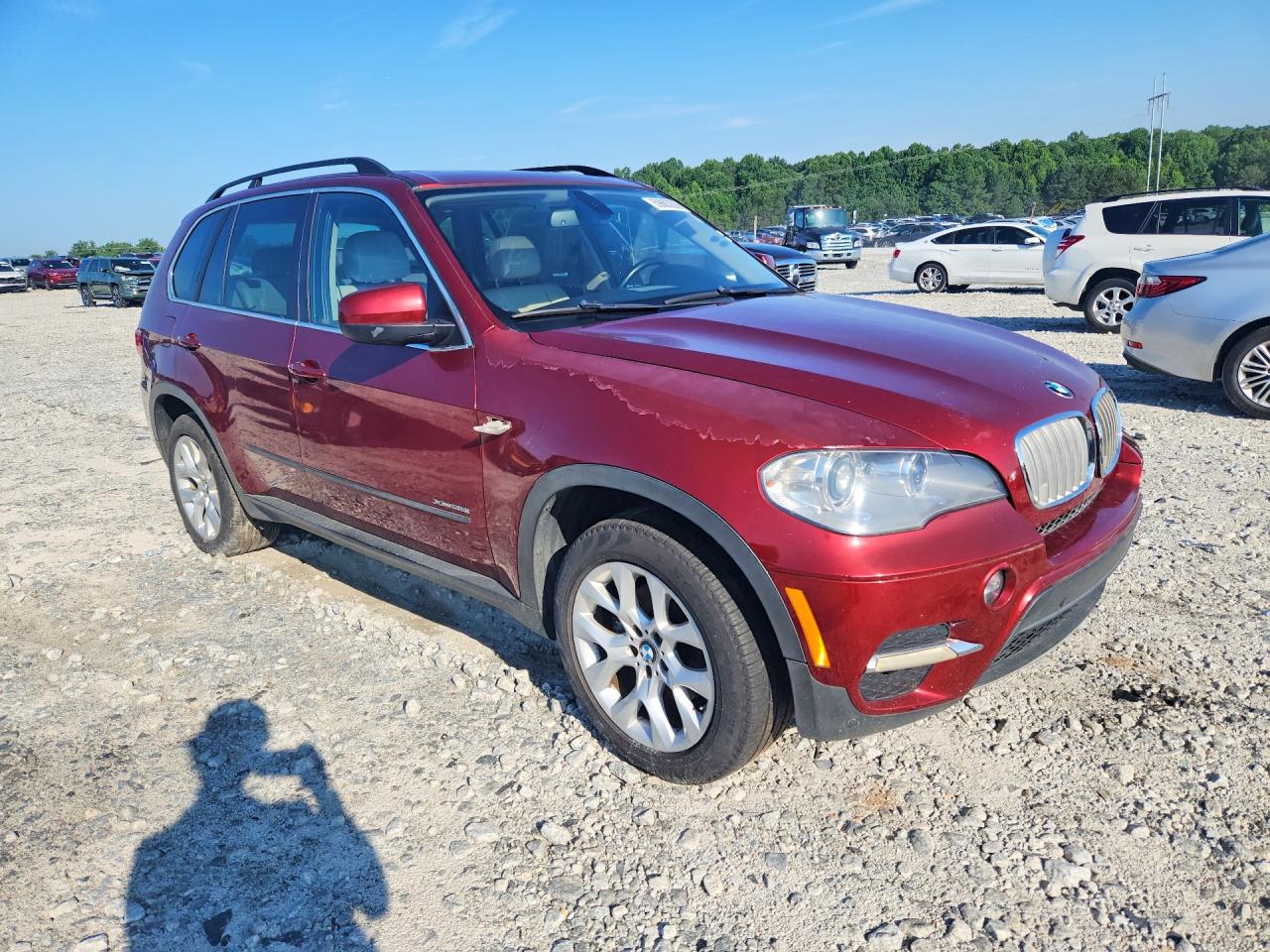 2013 Bmw X5 Xdrive35i Burgundy vin: 5UXZV4C55D0G50988