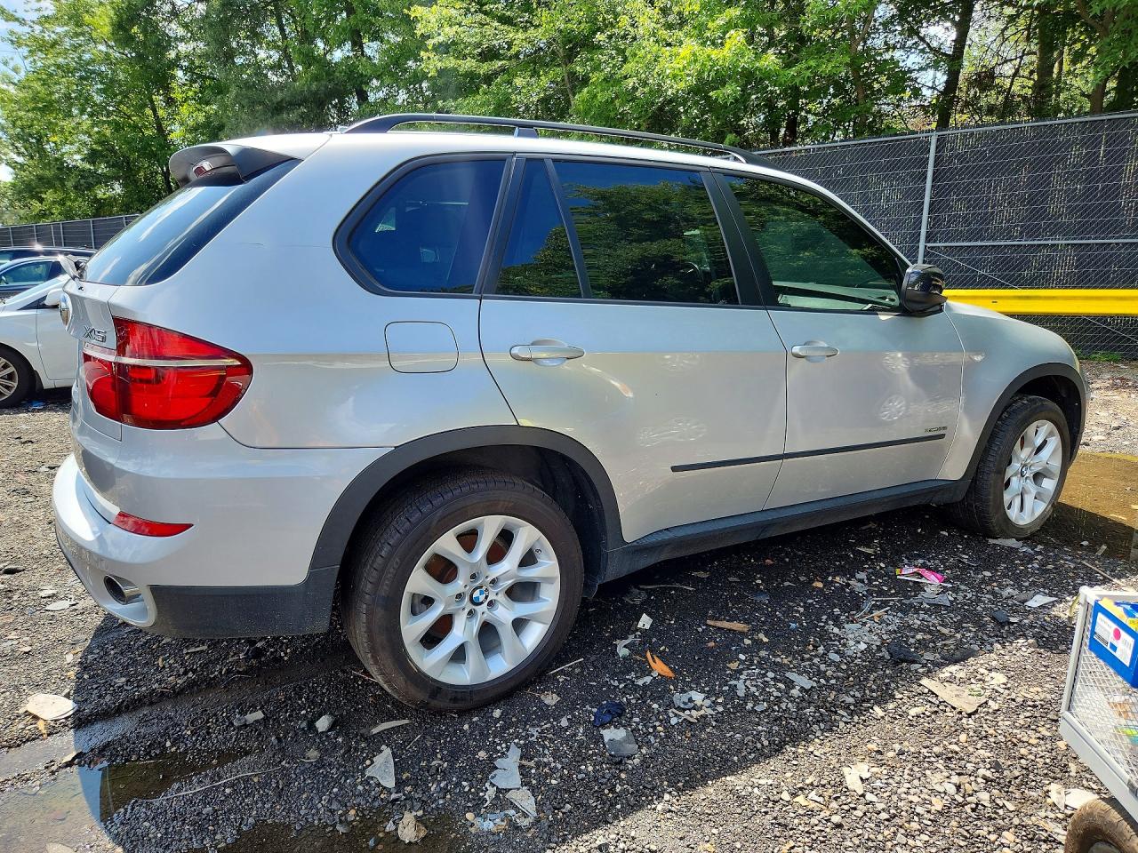 2013 Bmw X5 Xdrive35i Silver vin: 5UXZV4C55DL994493