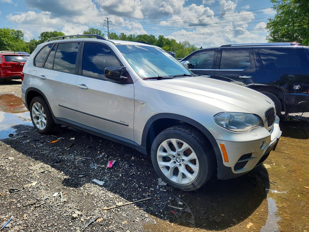 2013 Bmw X5 Xdrive35i Silver vin: 5UXZV4C55DL994493