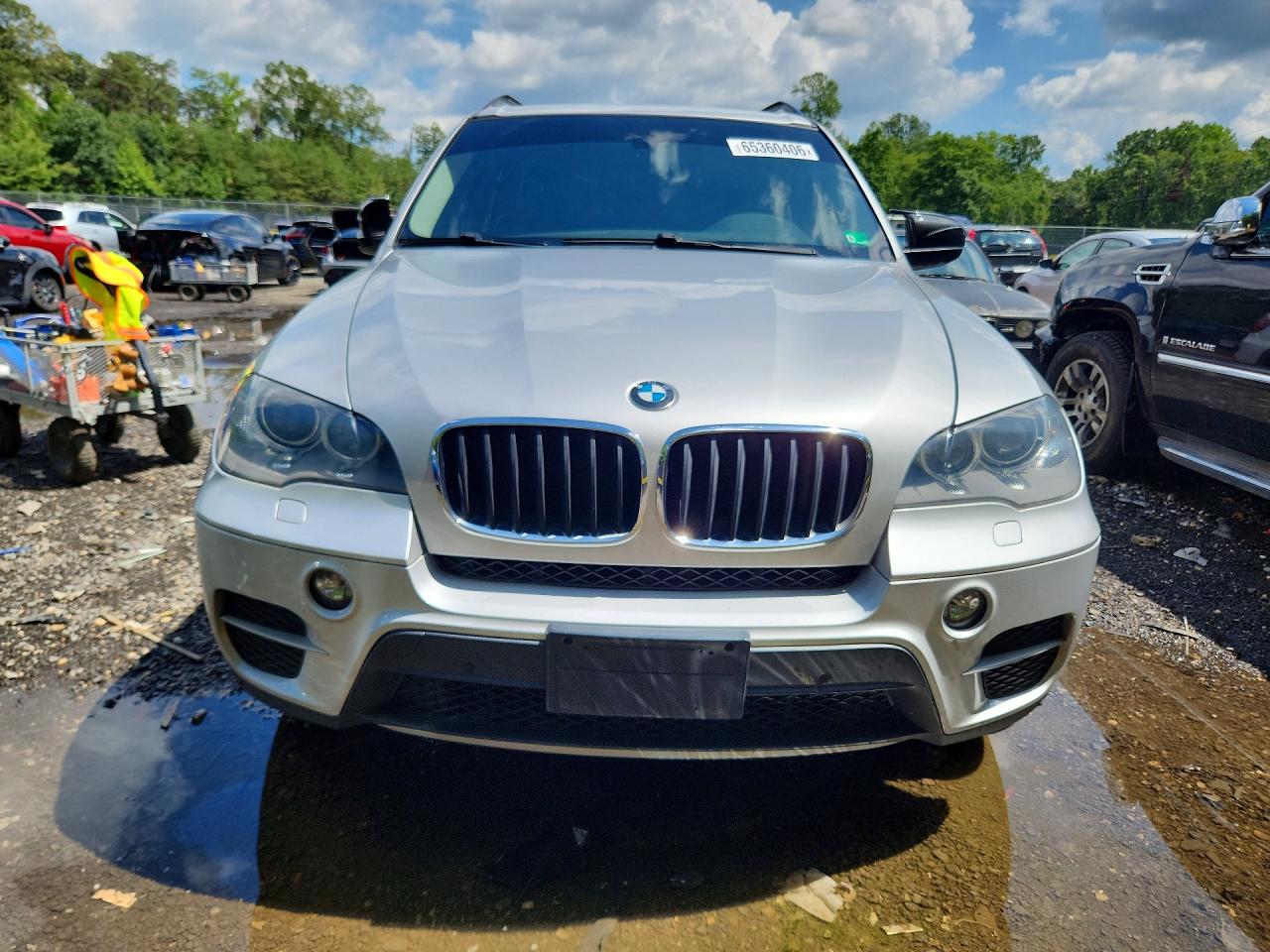 2013 Bmw X5 Xdrive35i Silver vin: 5UXZV4C55DL994493
