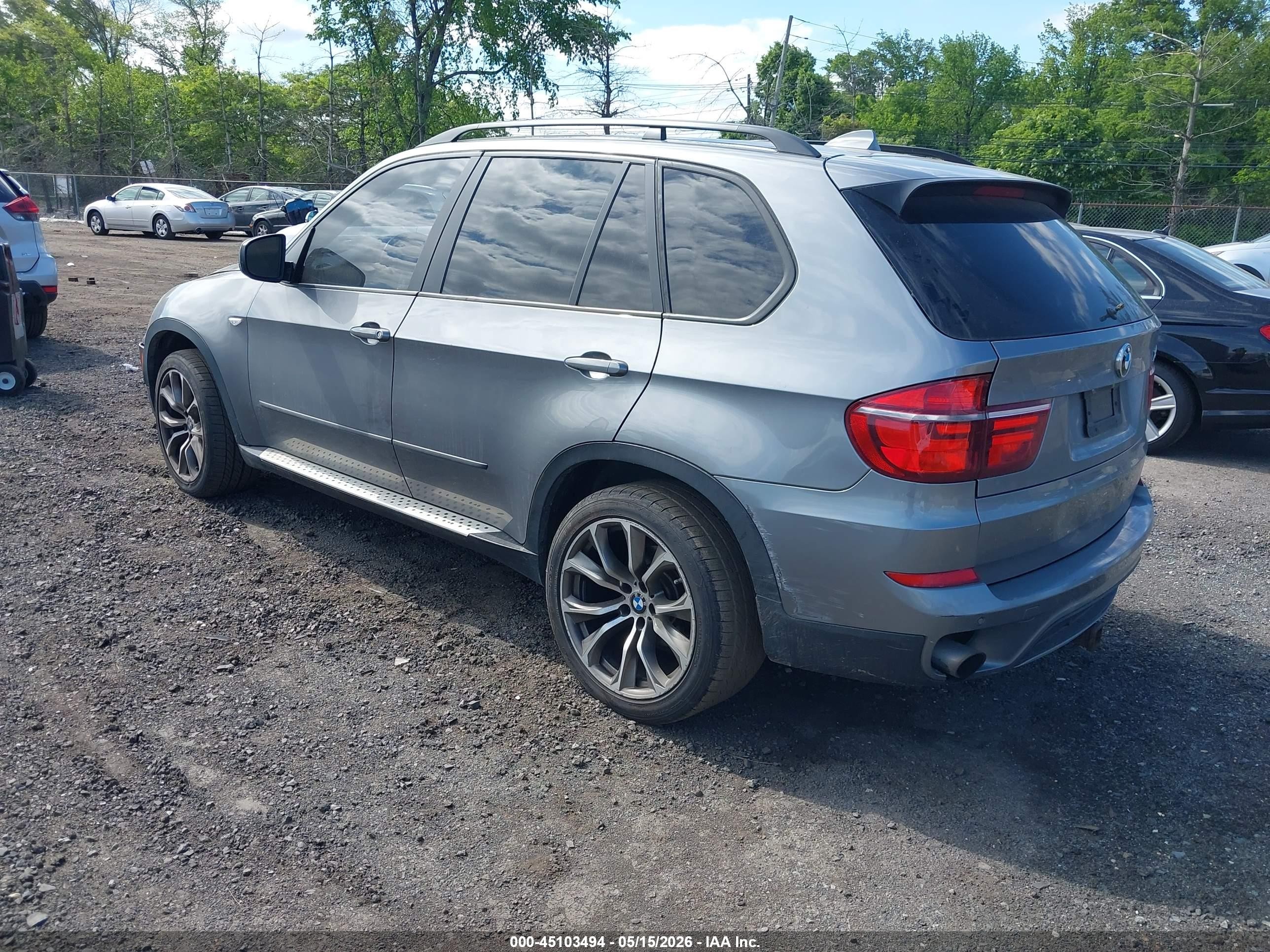 2012 Bmw X5 Xdrive35i/xdrive35i Premium/xdrive35i Sport Activity Gray vin: 5UXZV4C56CL756831