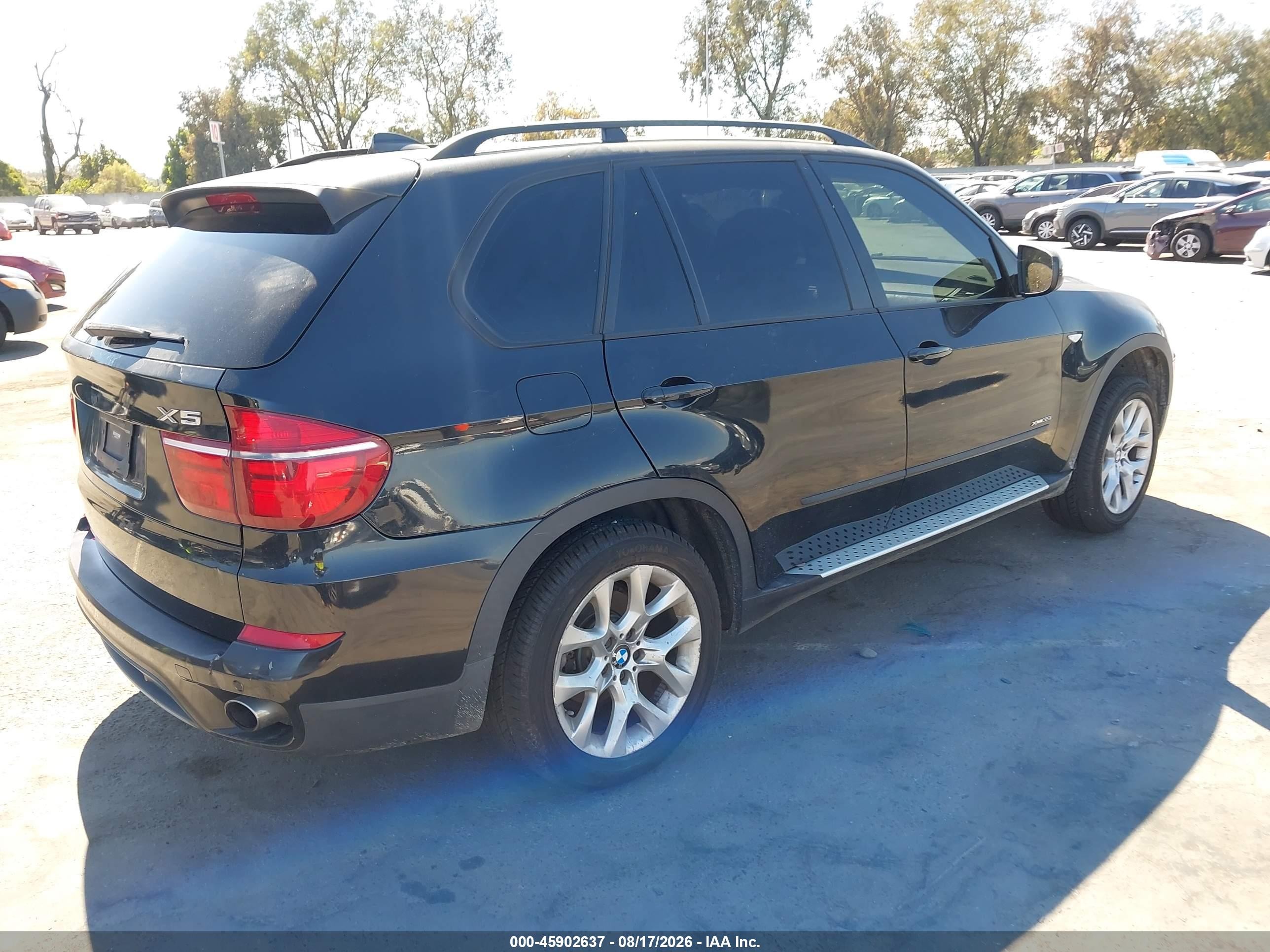 2012 Bmw X5 Xdrive35i/xdrive35i Premium/xdrive35i Sport Activity Black vin: 5UXZV4C56CL763357