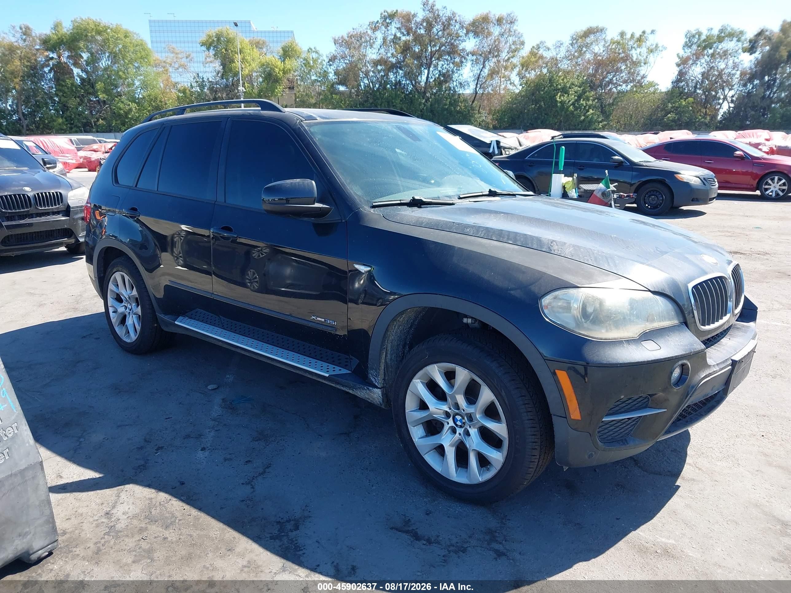 2012 Bmw X5 Xdrive35i/xdrive35i Premium/xdrive35i Sport Activity Black vin: 5UXZV4C56CL763357